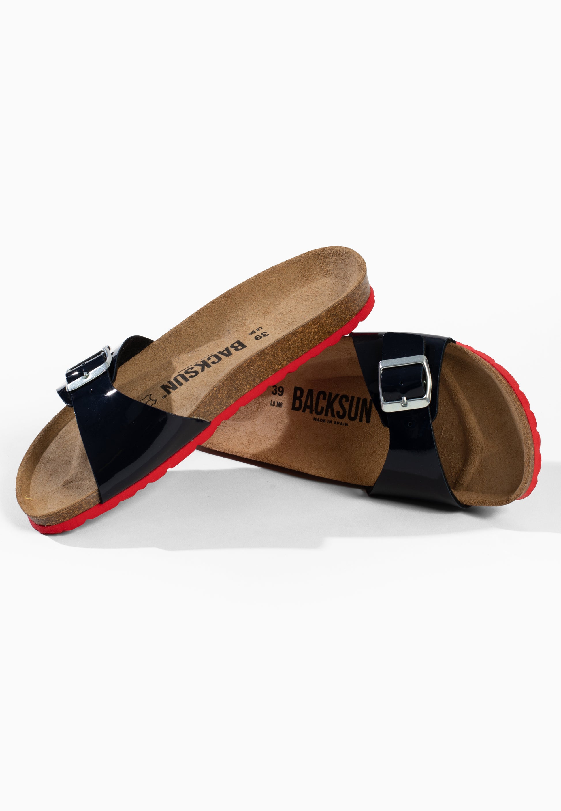 Sandales 1 Bride Paris Bleu marine