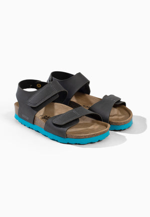 Bangkok Anthracite Multi-Strap Sandals