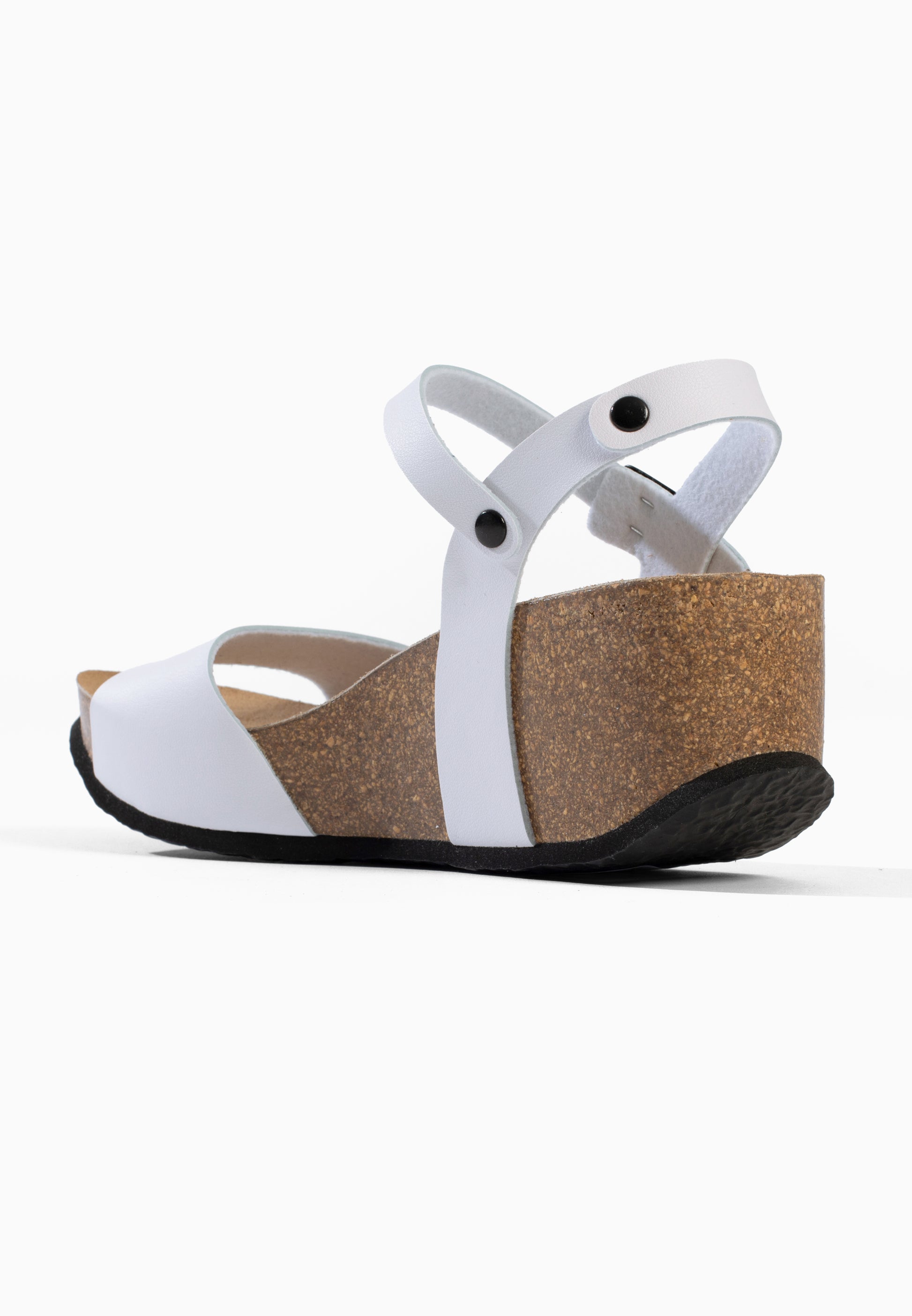 Sandales Compensées et Semi-compensées Hong Kong Blanc