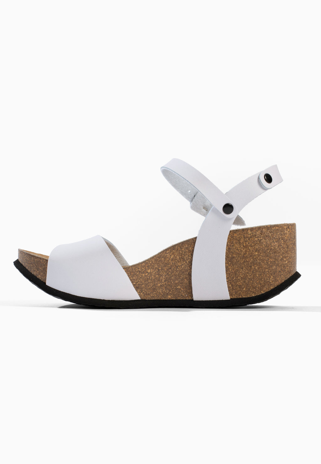 Sandales Compensées et Semi-compensées Hong Kong Blanc