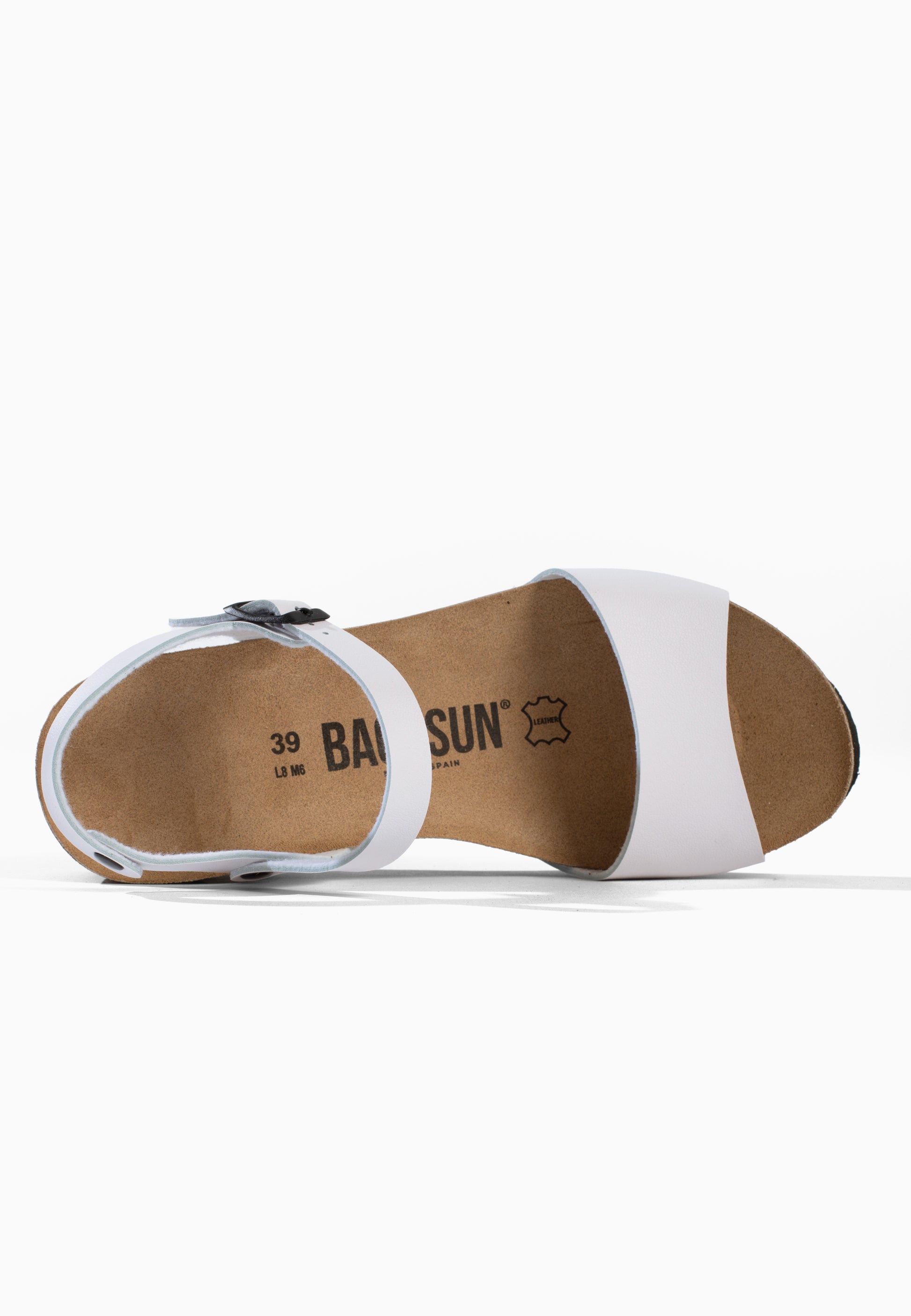 Sandales Compensées et Semi-compensées Hong Kong Blanc