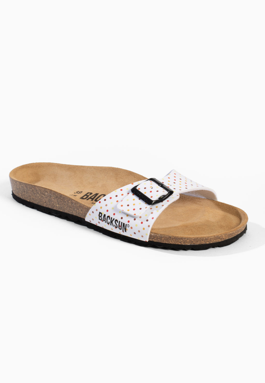 Sandales 1 Bride Paris Blanc et Multicolore