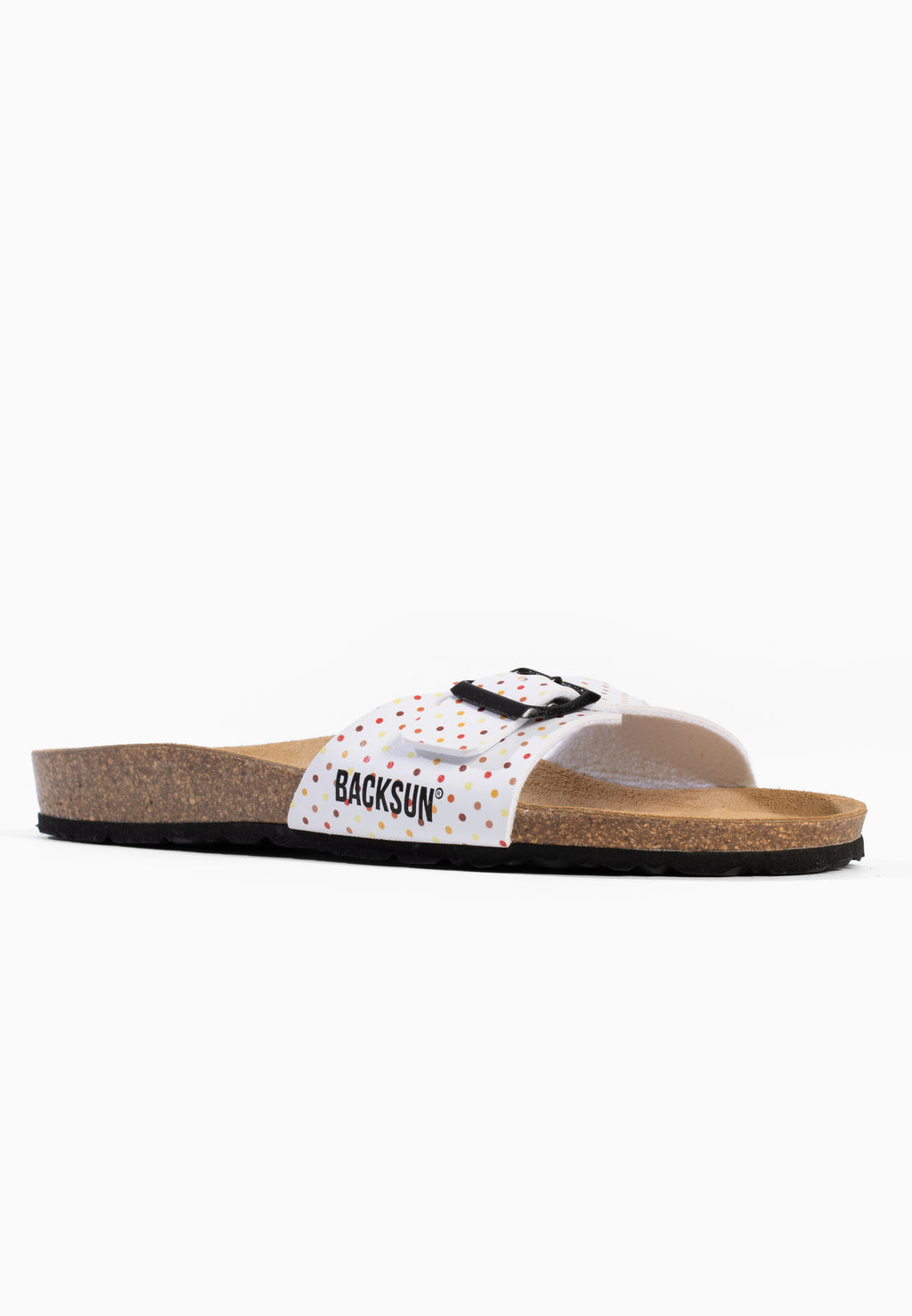 Sandales 1 Bride Paris Blanc et Multicolore