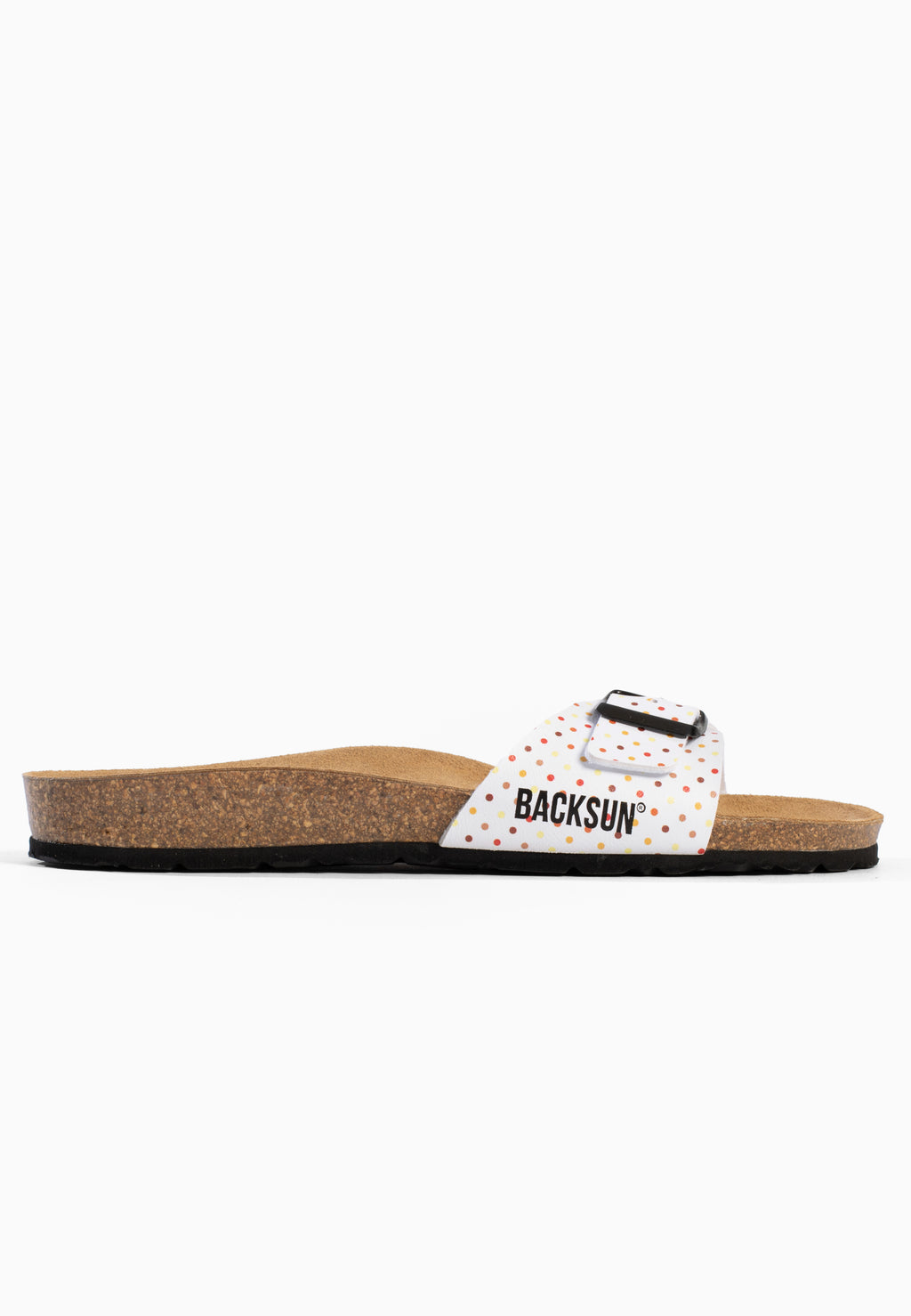 Sandales 1 Bride Paris Blanc et Multicolore