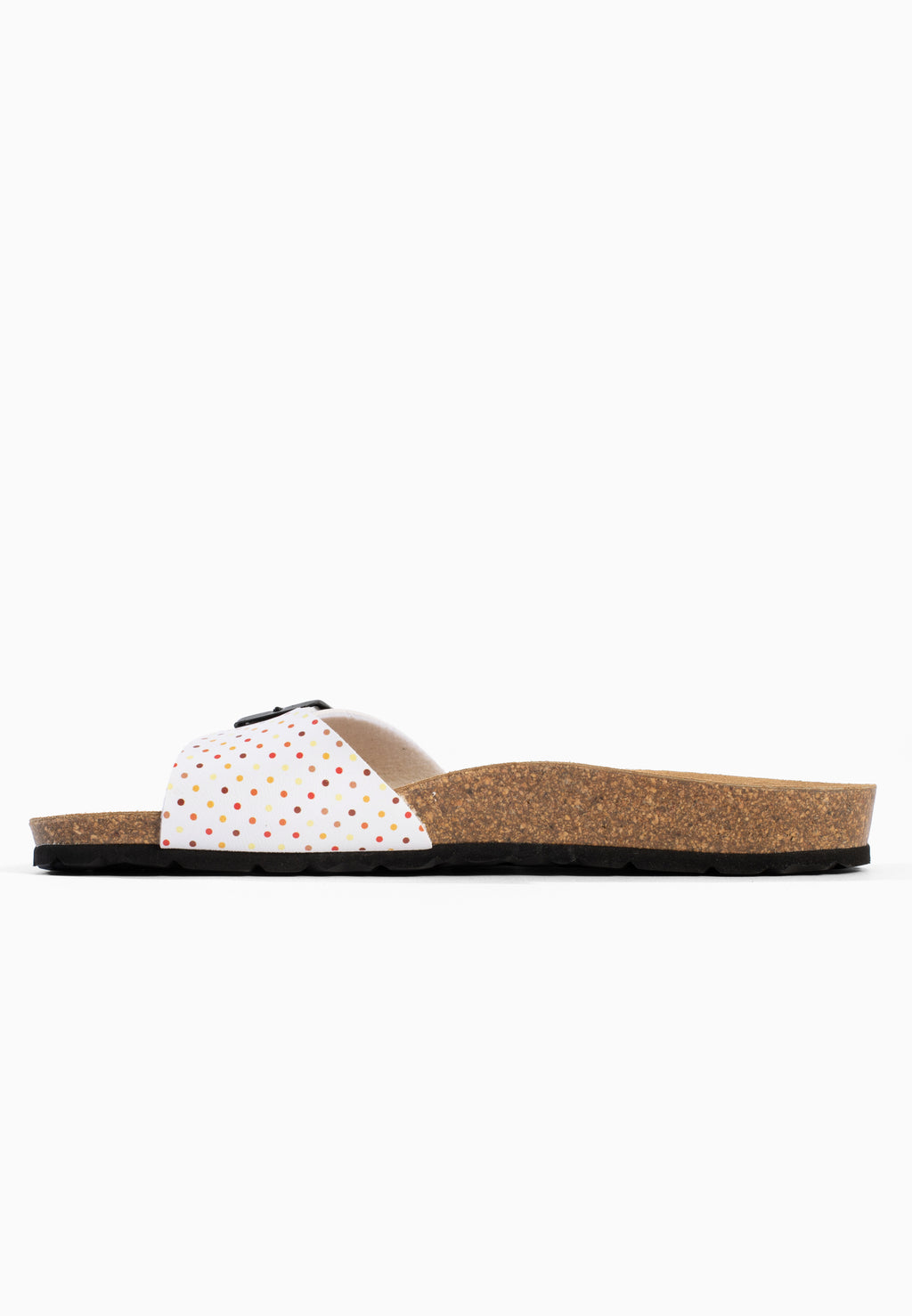 Sandales 1 Bride Paris Blanc et Multicolore