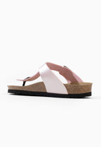 Sandales Singapore à entre-doigts Rose clair