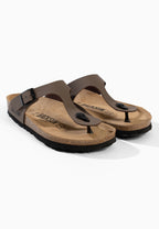 Singapore – Braune Zehentrenner-Sandalen