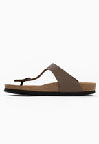 Singapore – Braune Zehentrenner-Sandalen