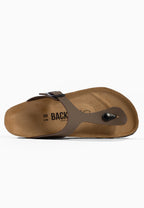 Singapore – Braune Zehentrenner-Sandalen