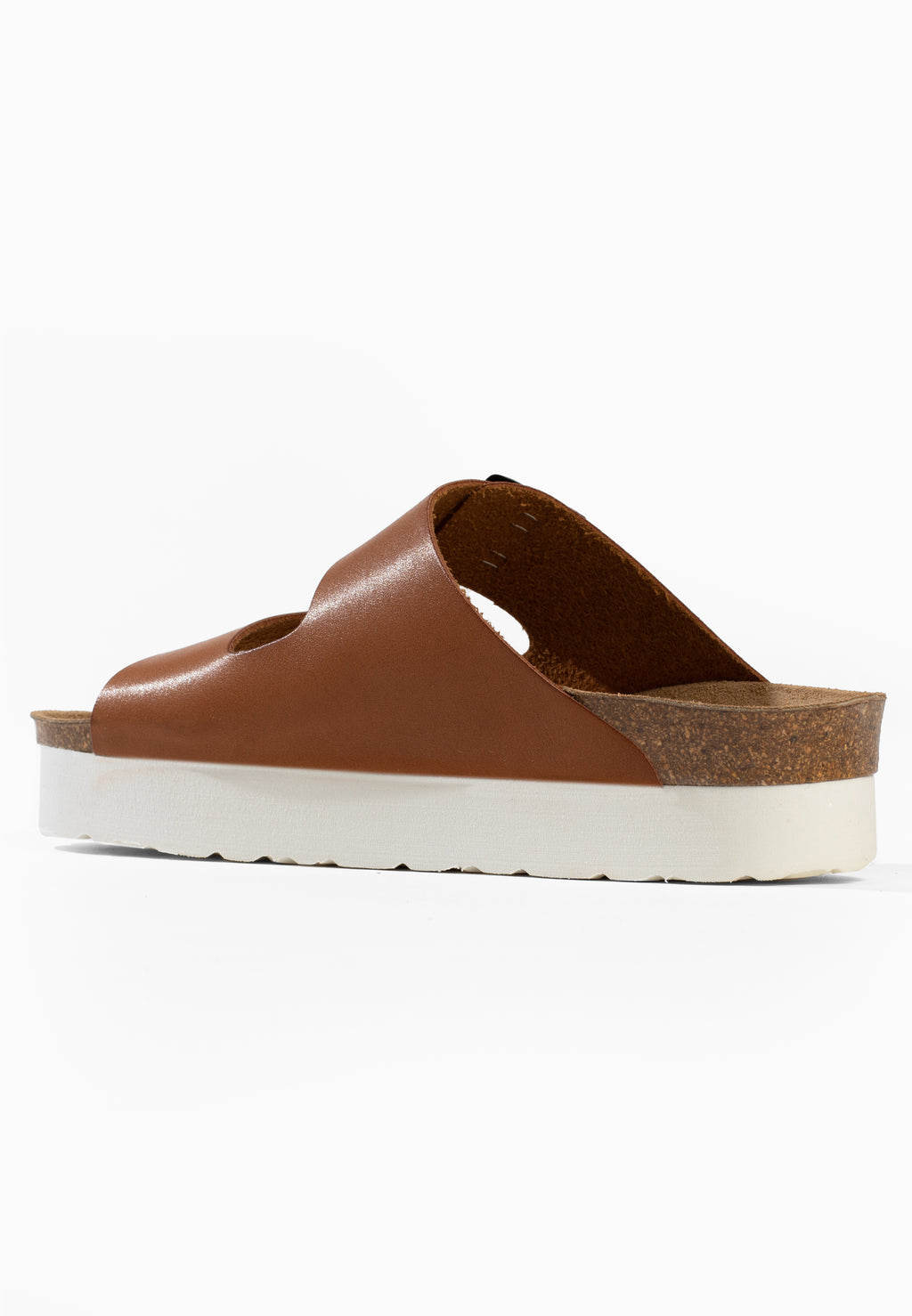Sandales Dumai à plateforme Camel 100 % Cuir