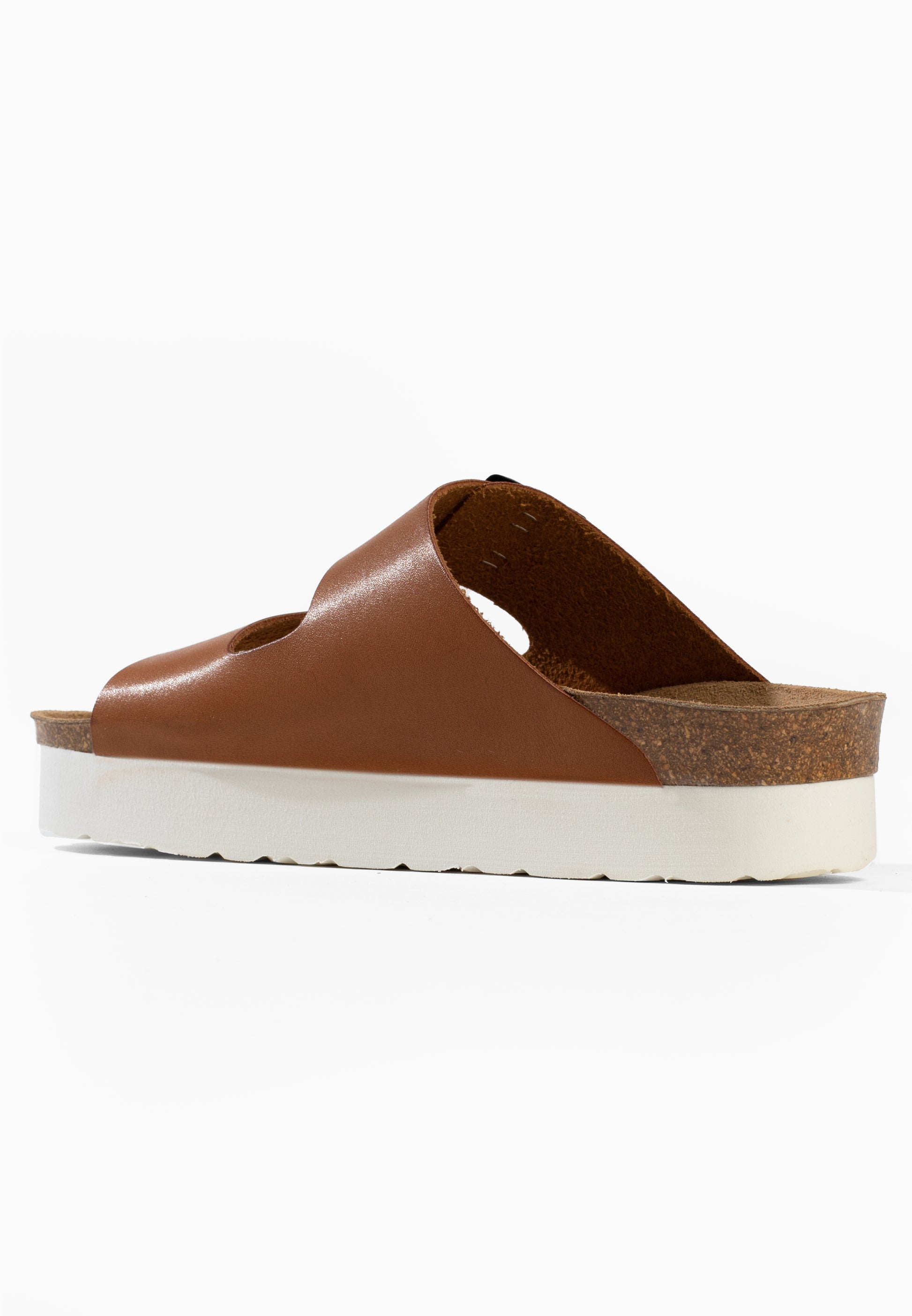 Sandales Dumai à plateforme Camel 100 % Cuir