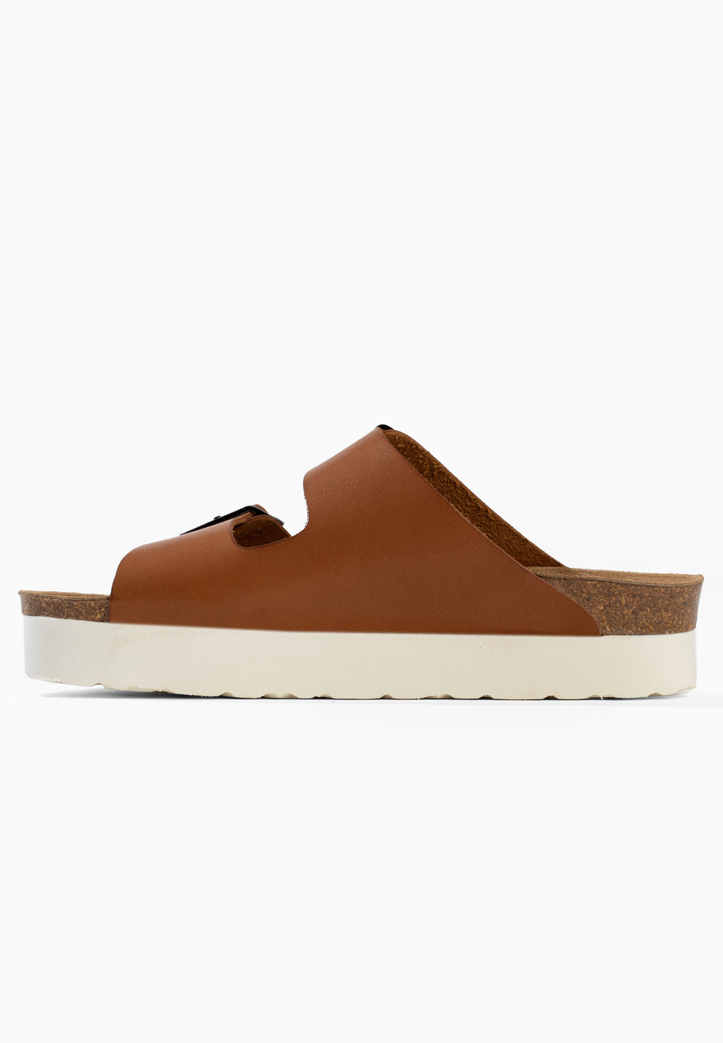 Sandales Dumai à plateforme Camel 100 % Cuir