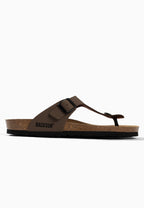 Singapore Brown Toe-Thong Sandals
