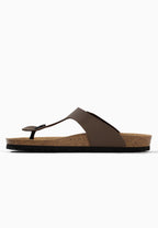 Singapore Brown Toe-Thong Sandals