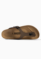 Singapore Brown Toe-Thong Sandals