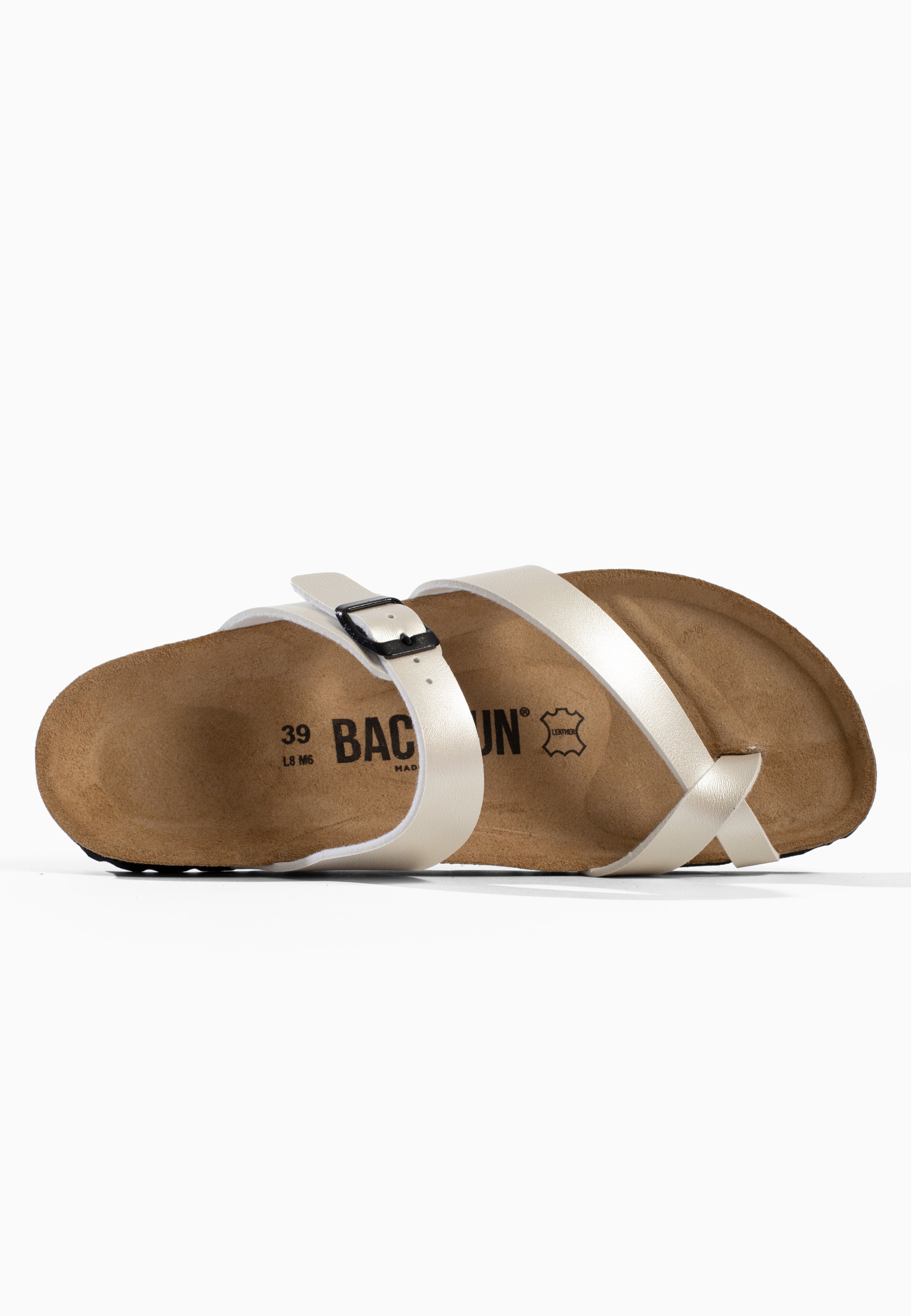 Sandales Barcelone à entre-doigts Blanc