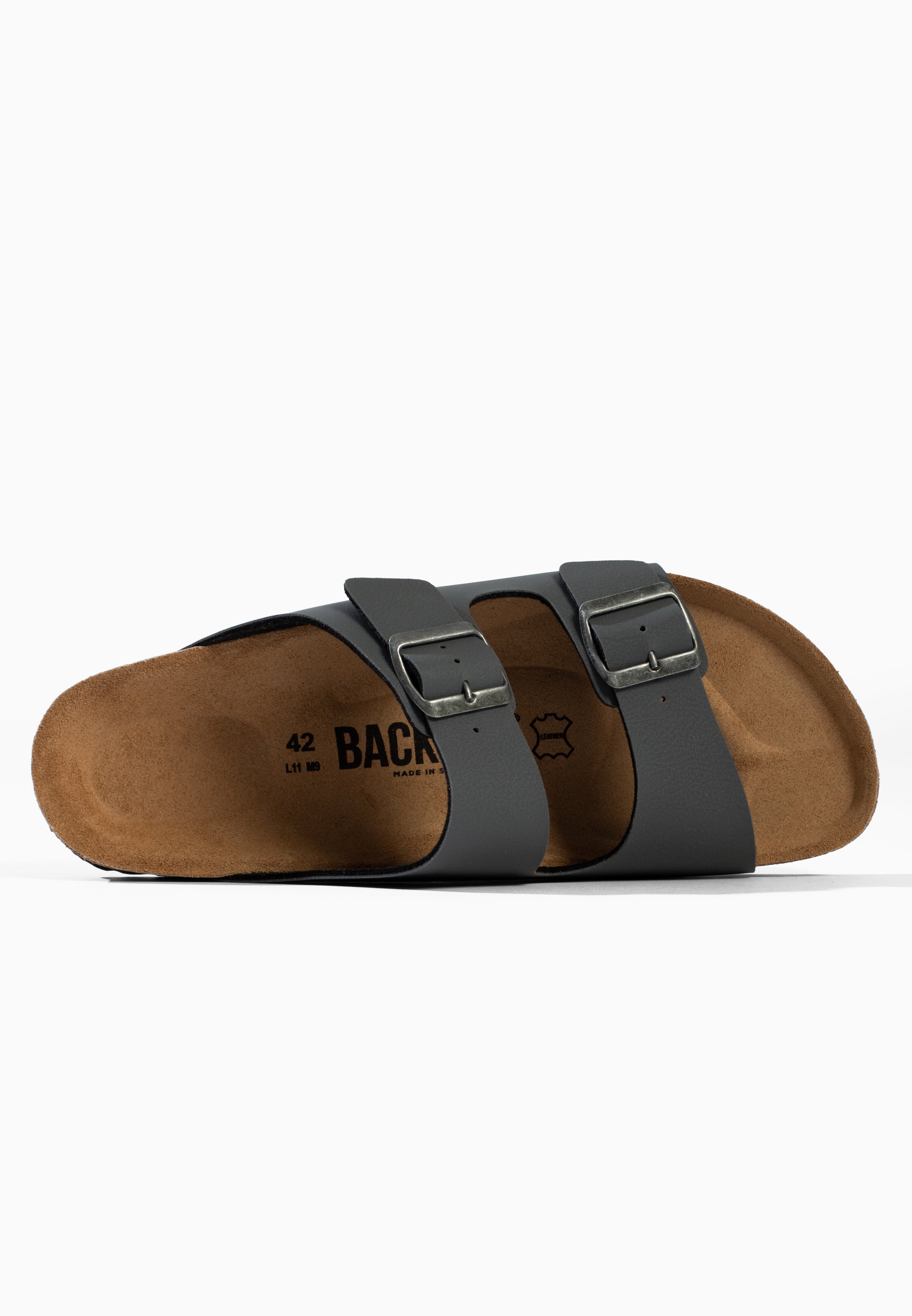 Sandales Bali 2 Brides Gris foncé