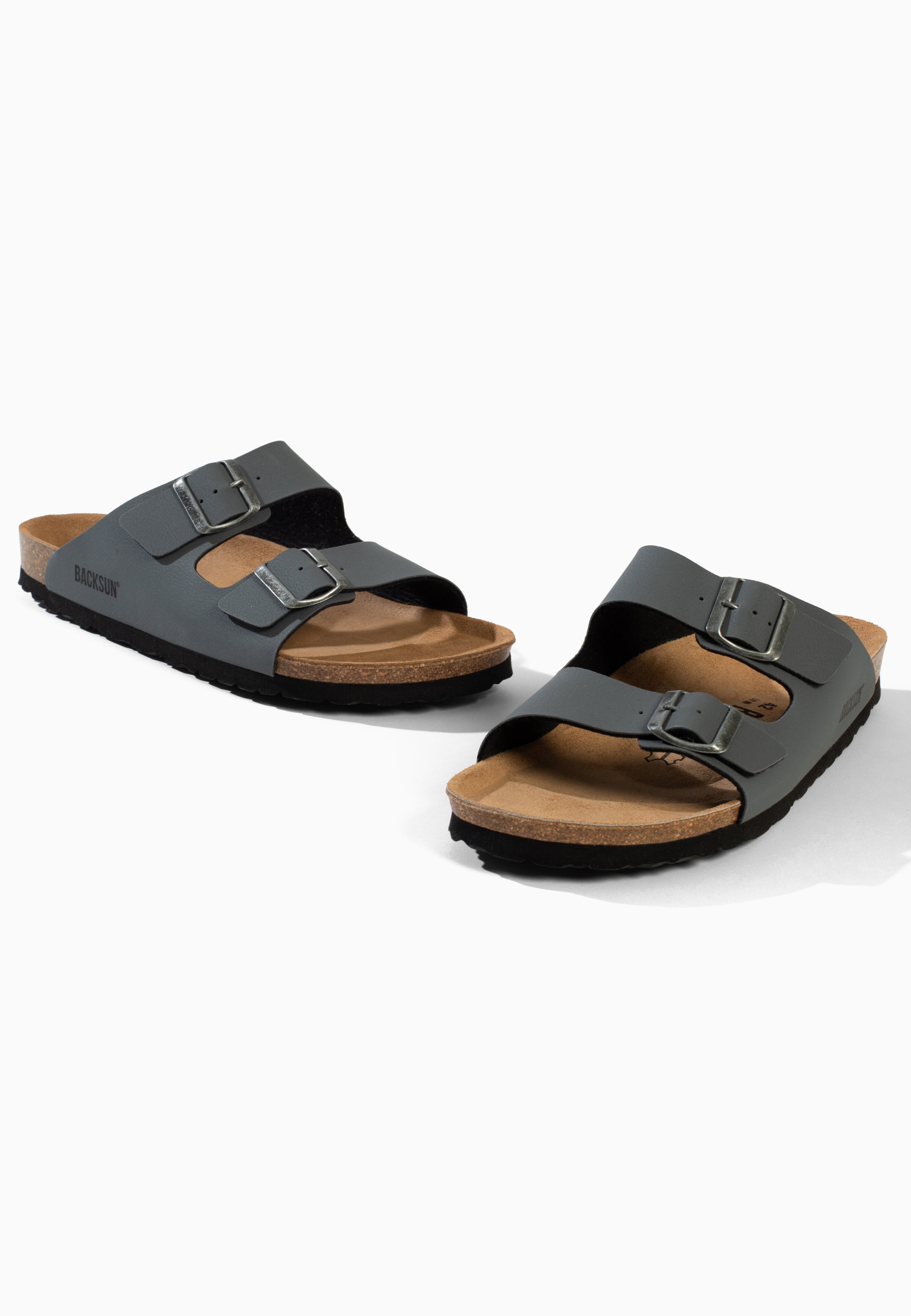 Sandales Bali 2 Brides Gris foncé