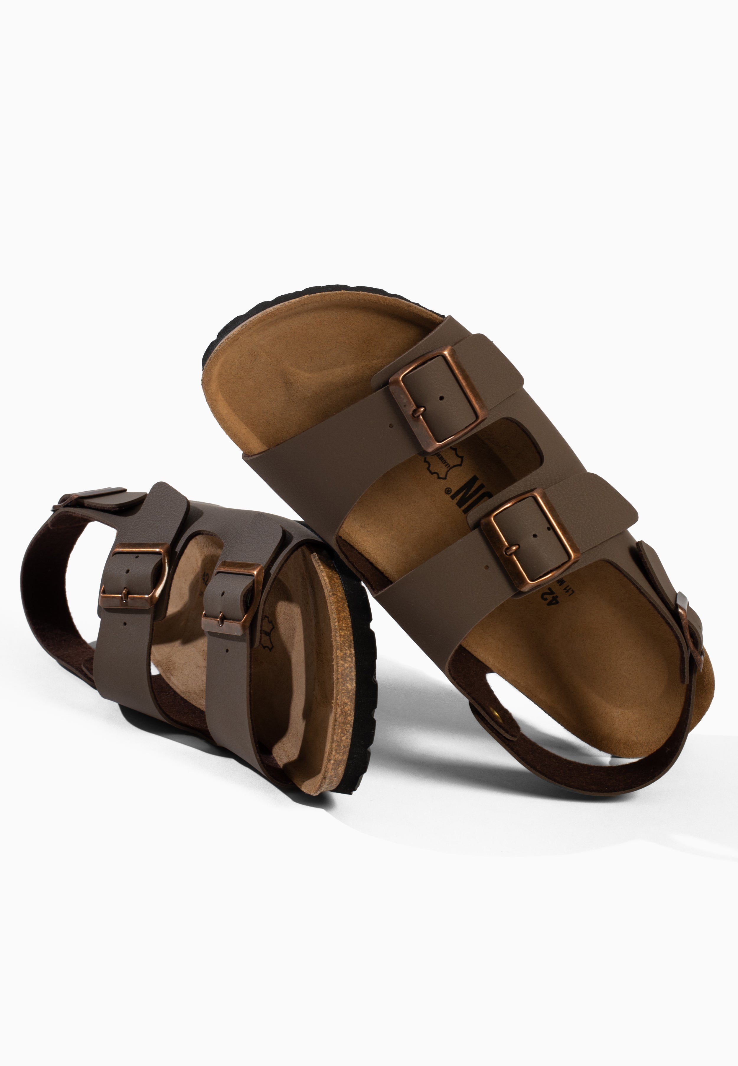 Sandales Milan Multi-Brides Marron