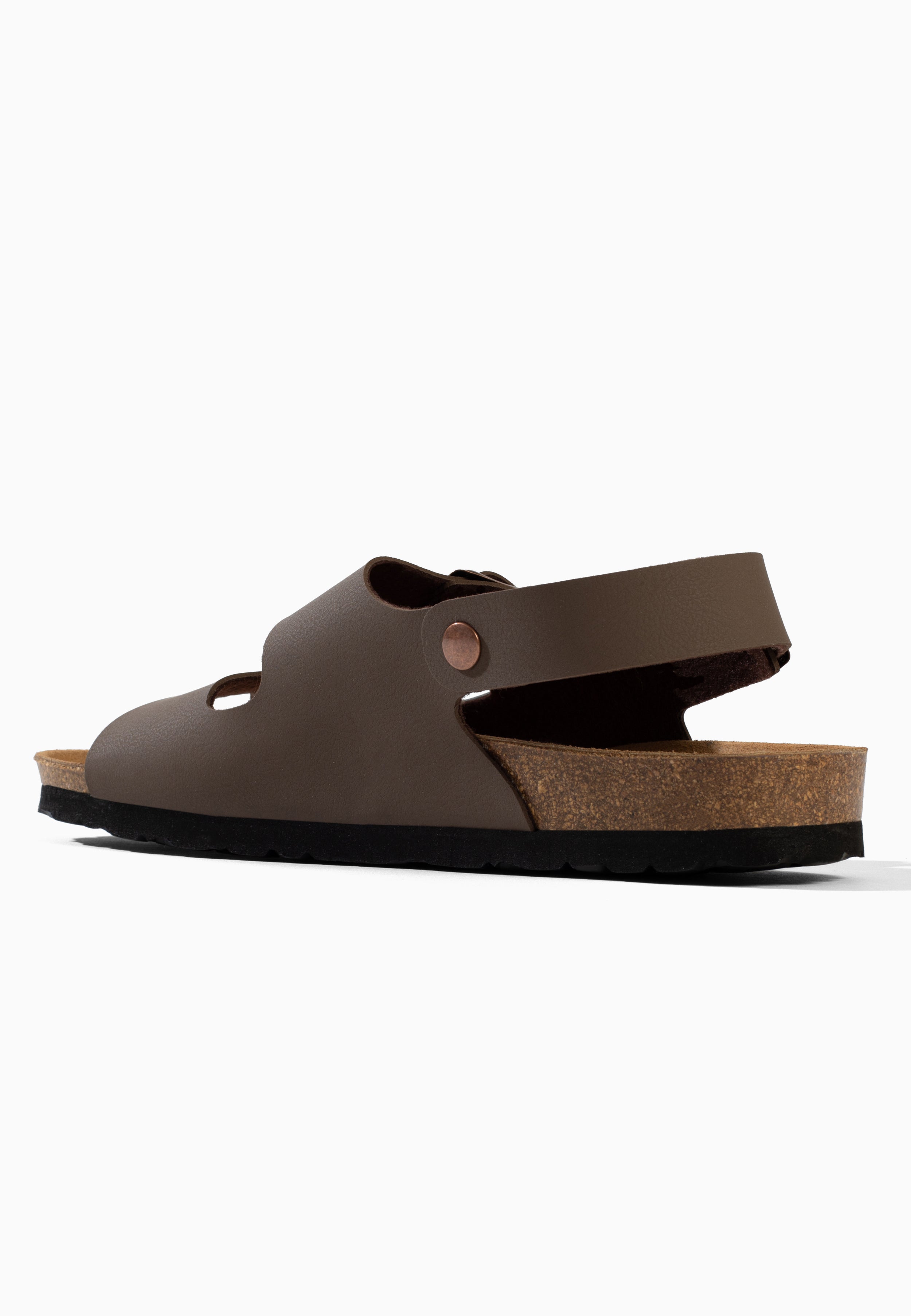 Sandales Milan Multi-Brides Marron