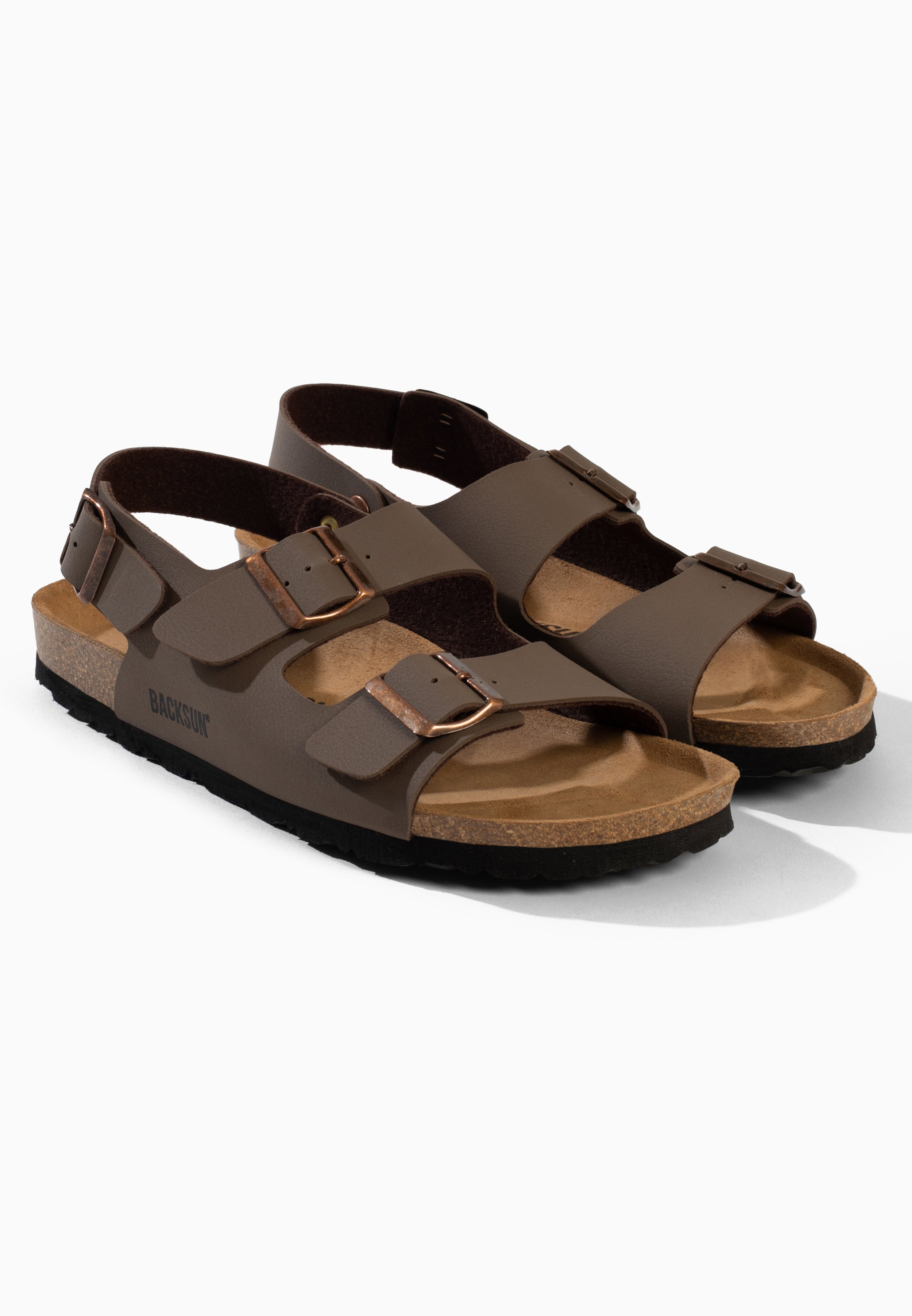 Sandales Milan Multi-Brides Marron