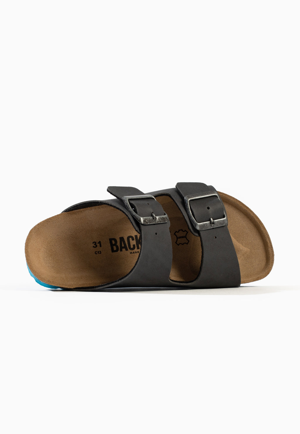 Sandales 2 Brides Bali Anthracite