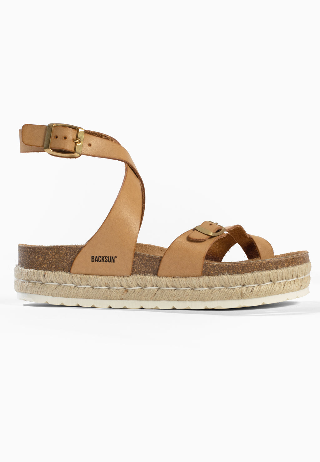 Dresden Beige Platform Sandals