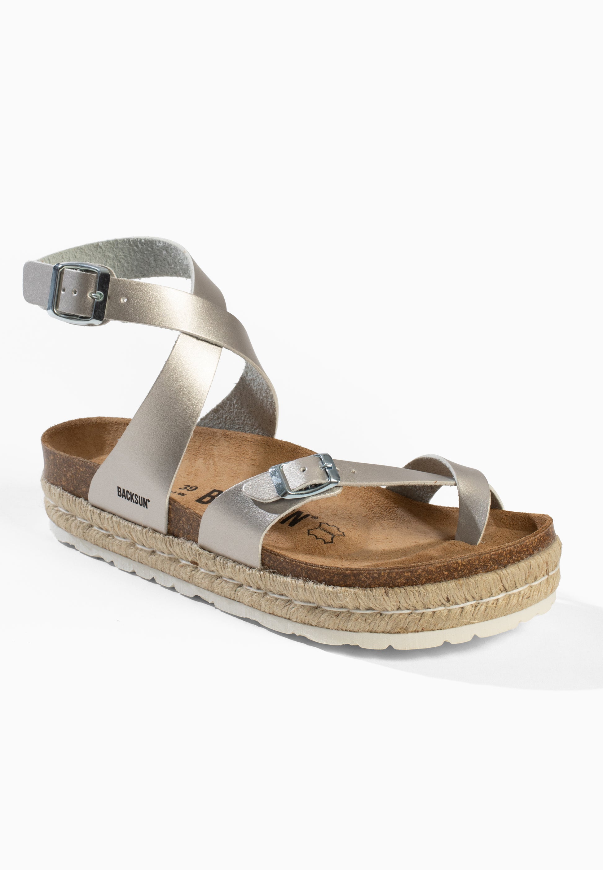 Dresden Silver Platform Sandals