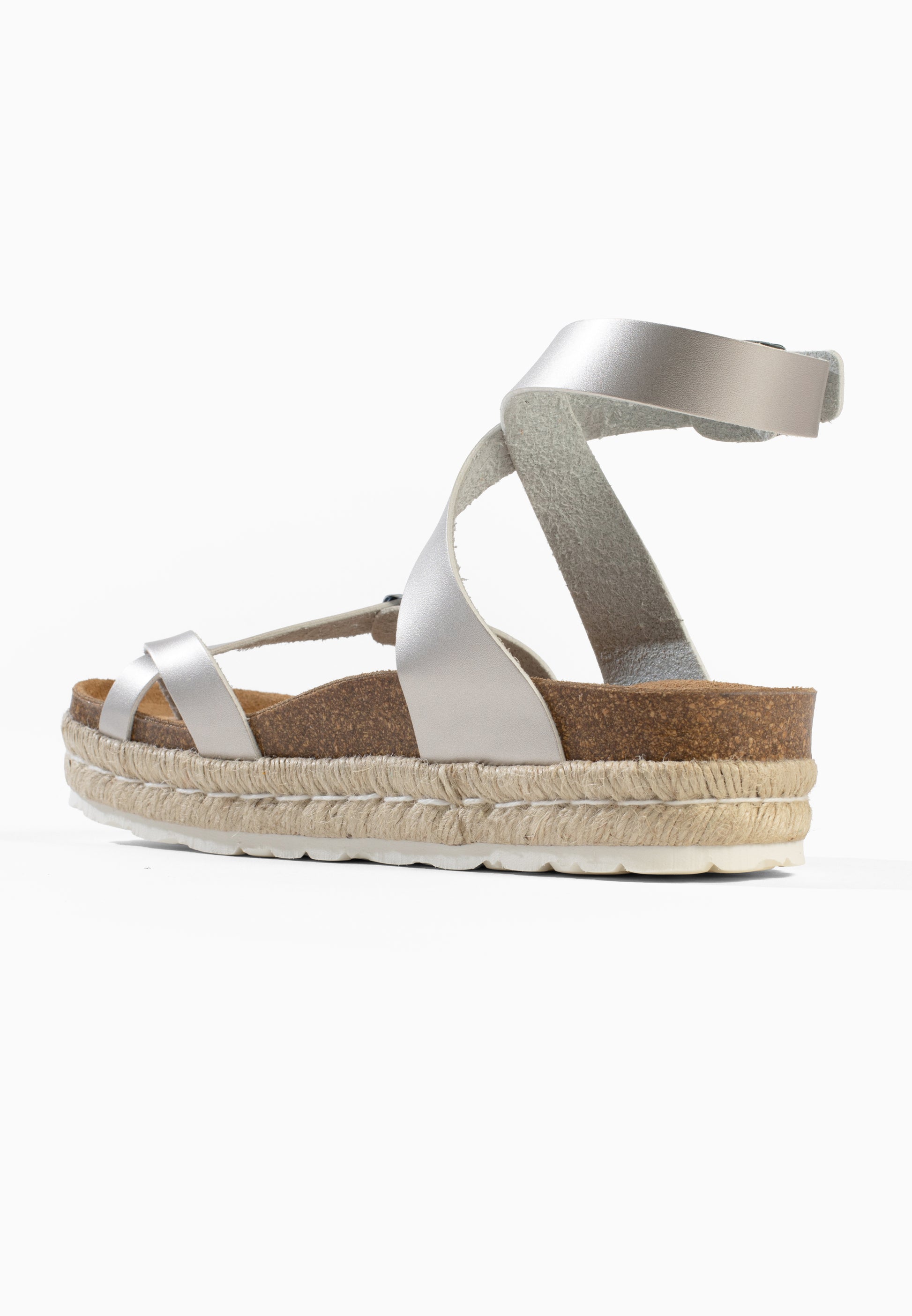 Dresden Silver Platform Sandals
