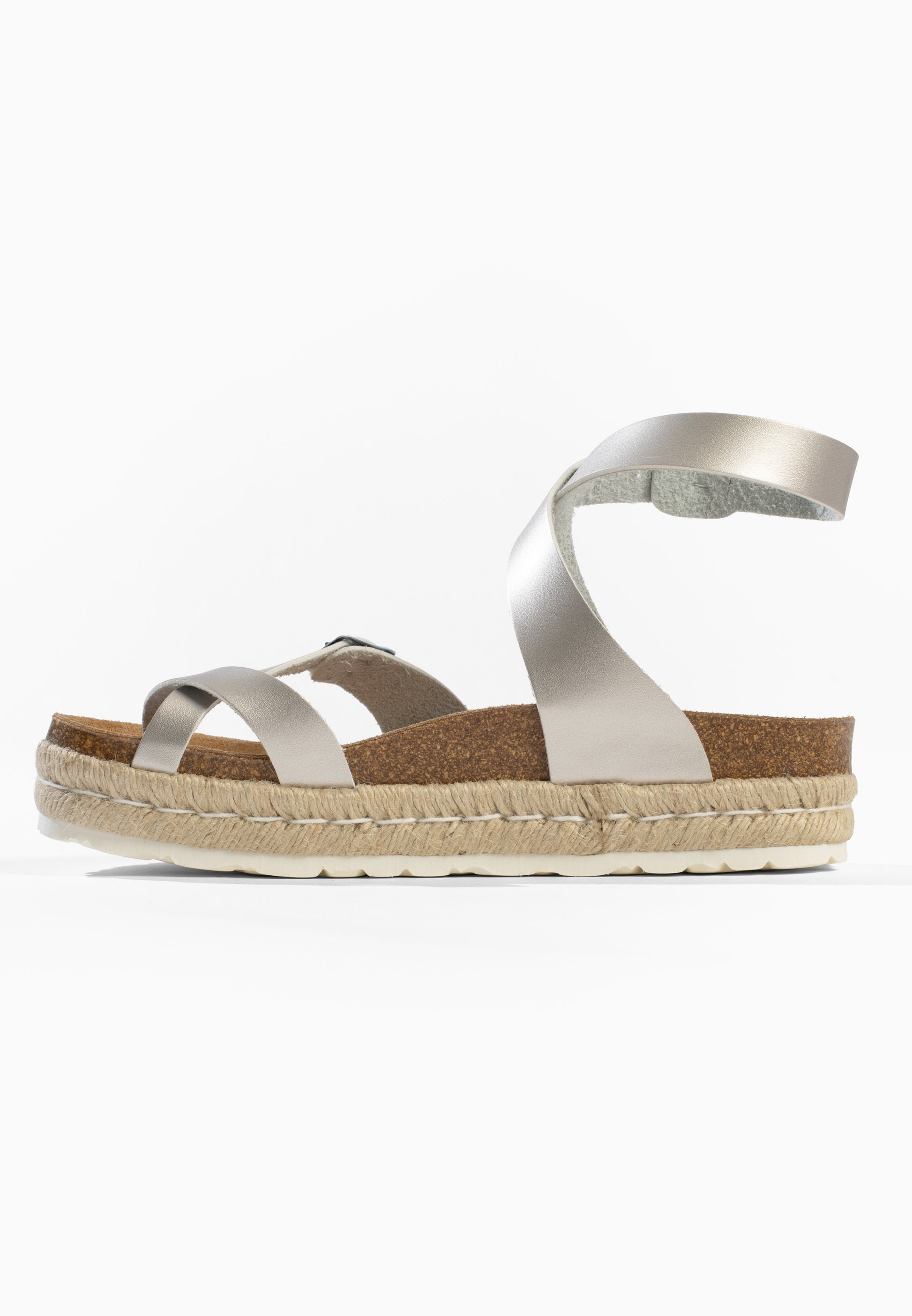 Dresden Silver Platform Sandals