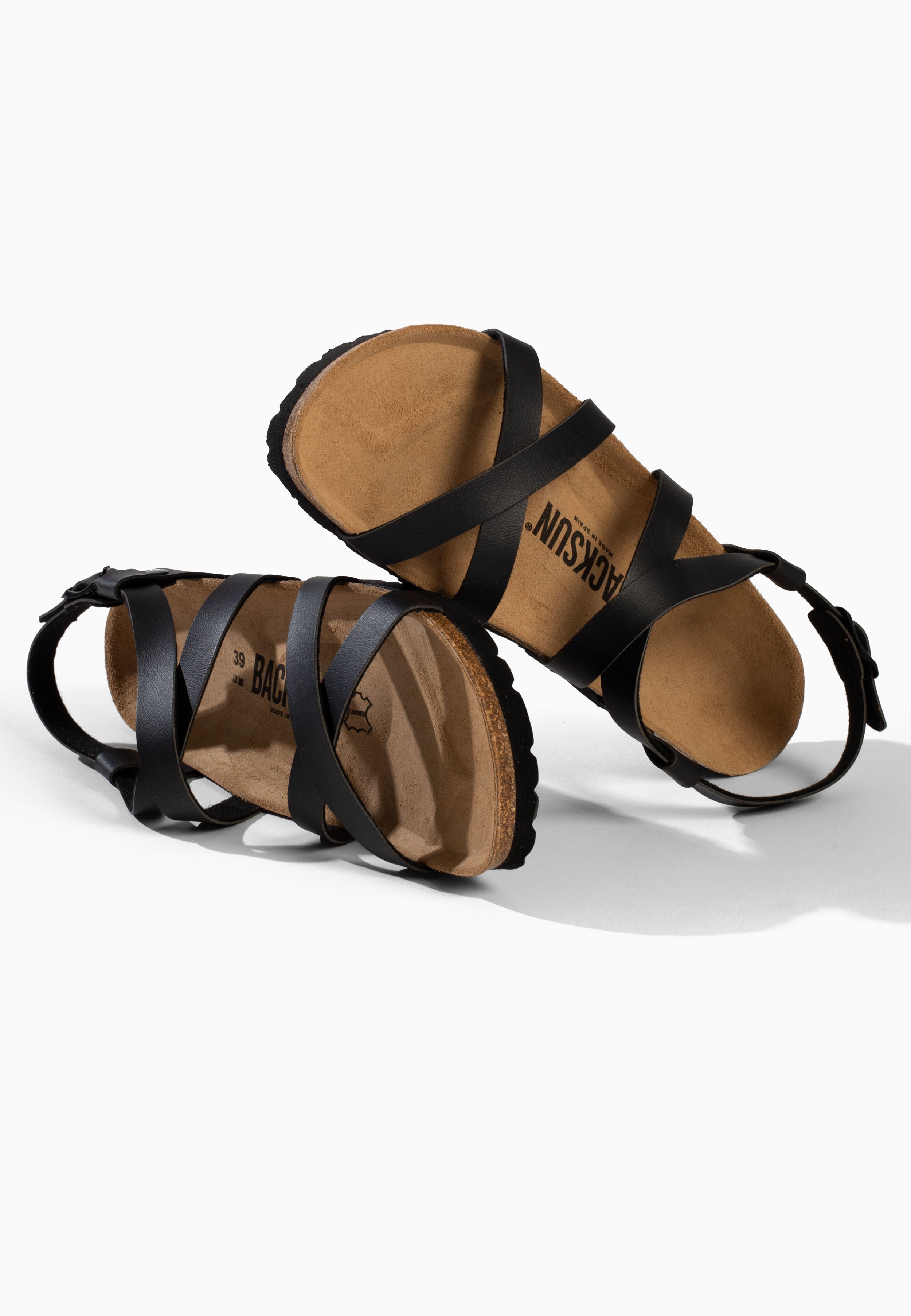 Sandales Vitoria Multi-Brides Noir