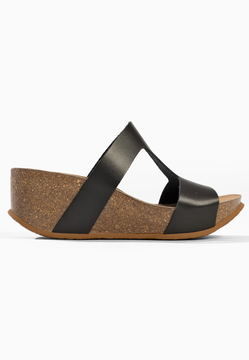Jonava Schwarze Keil- und Halbkeilsandalen