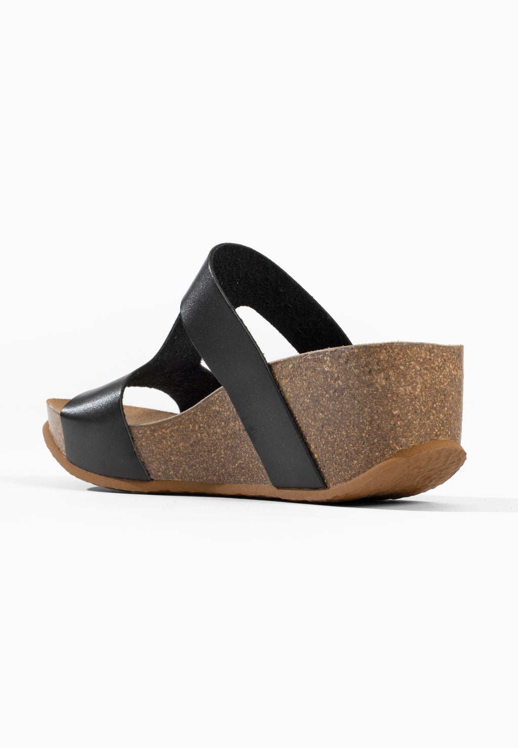 Jonava Schwarze Keil- und Halbkeilsandalen