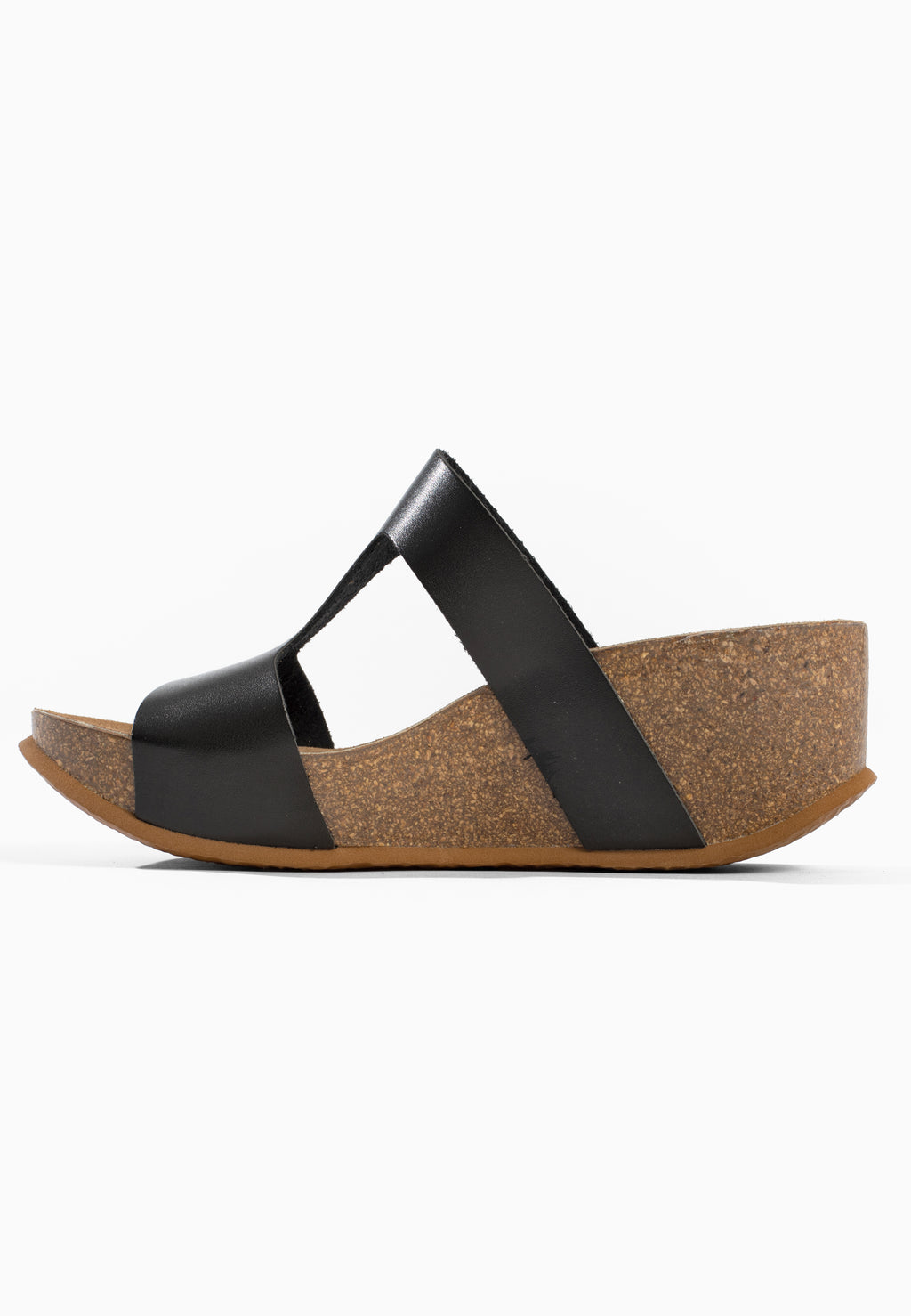 Jonava Schwarze Keil- und Halbkeilsandalen