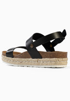 Diadema Black Platform Sandals