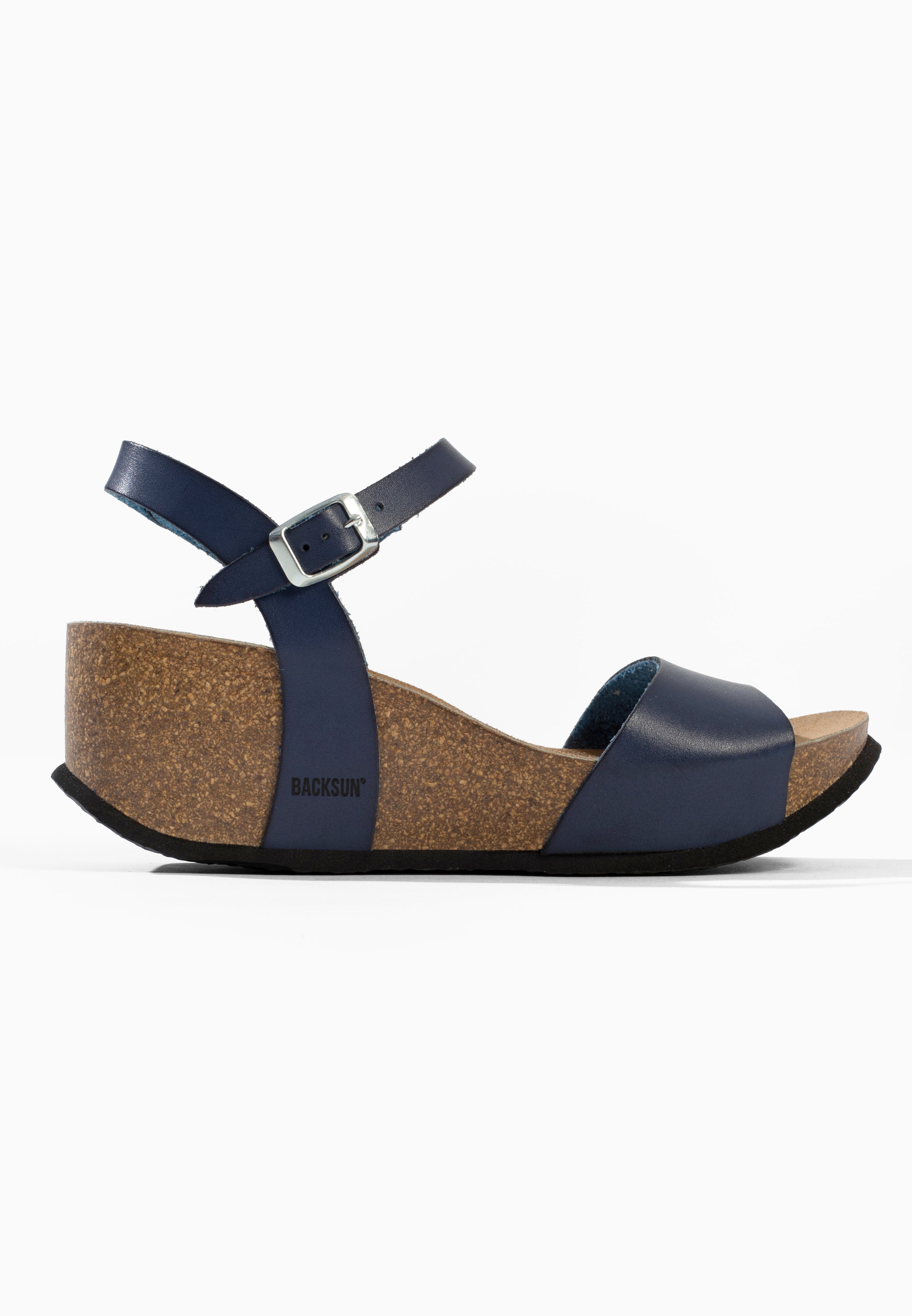 Sandales Hong Kong Compensées et semi-compensées Bleu marine