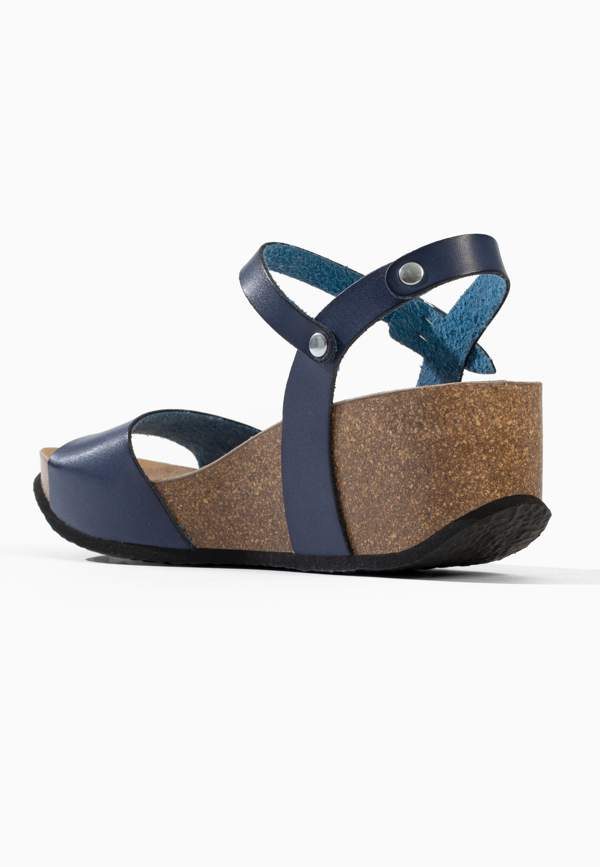 Sandales Hong Kong Compensées et semi-compensées Bleu marine