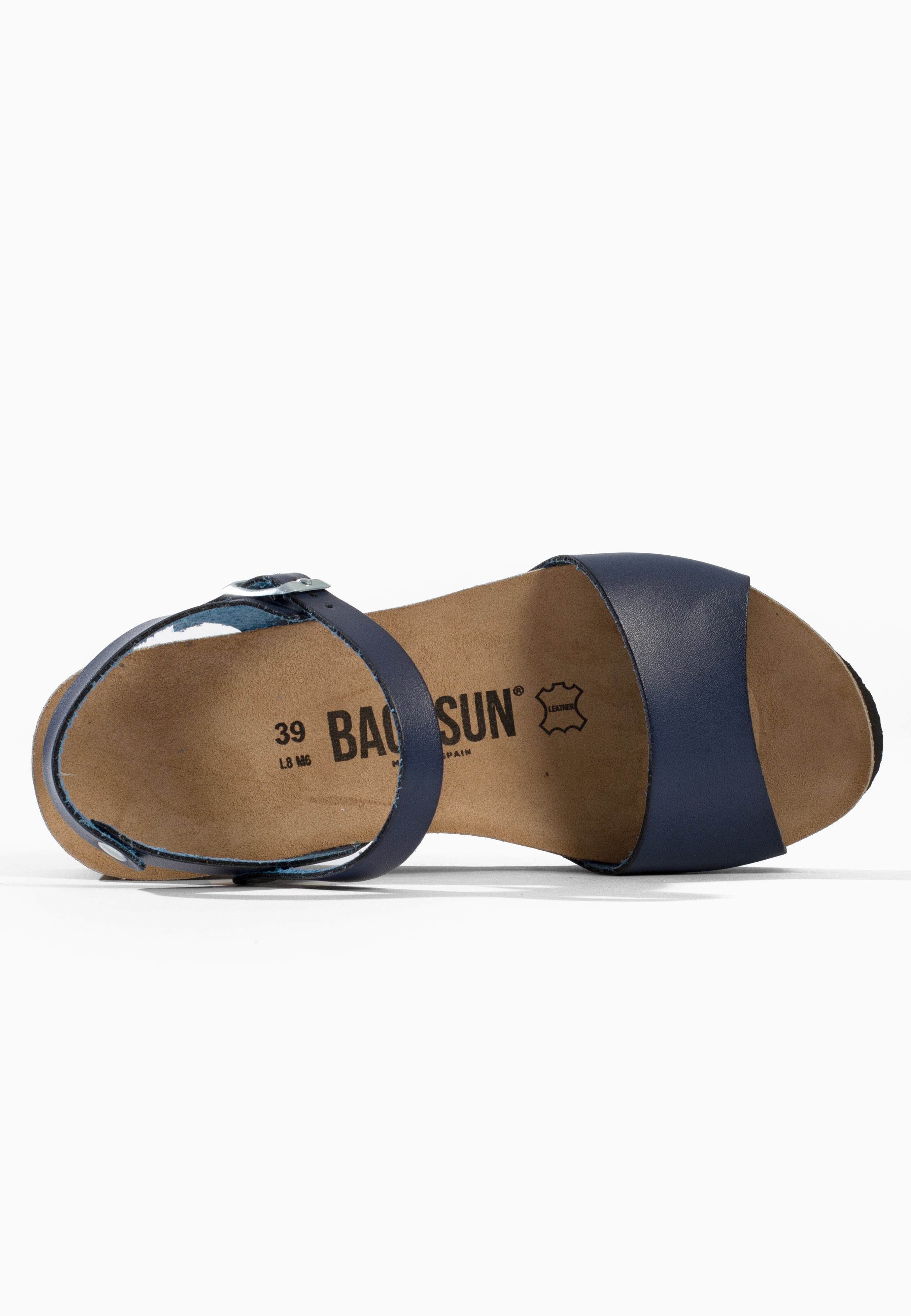 Sandales Hong Kong Compensées et semi-compensées Bleu marine