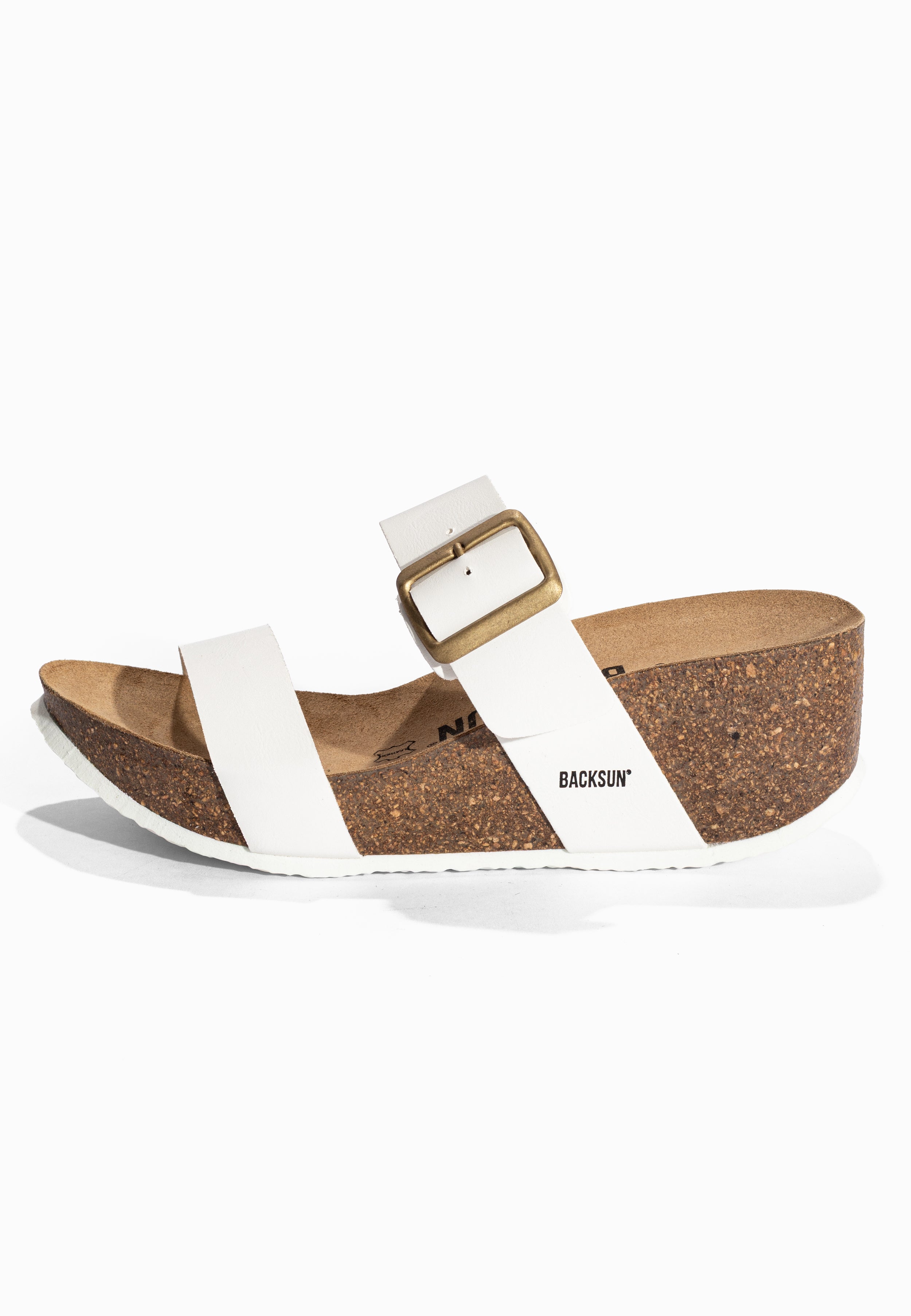 Juliaca White Wedge and Semi-Wedge Sandals