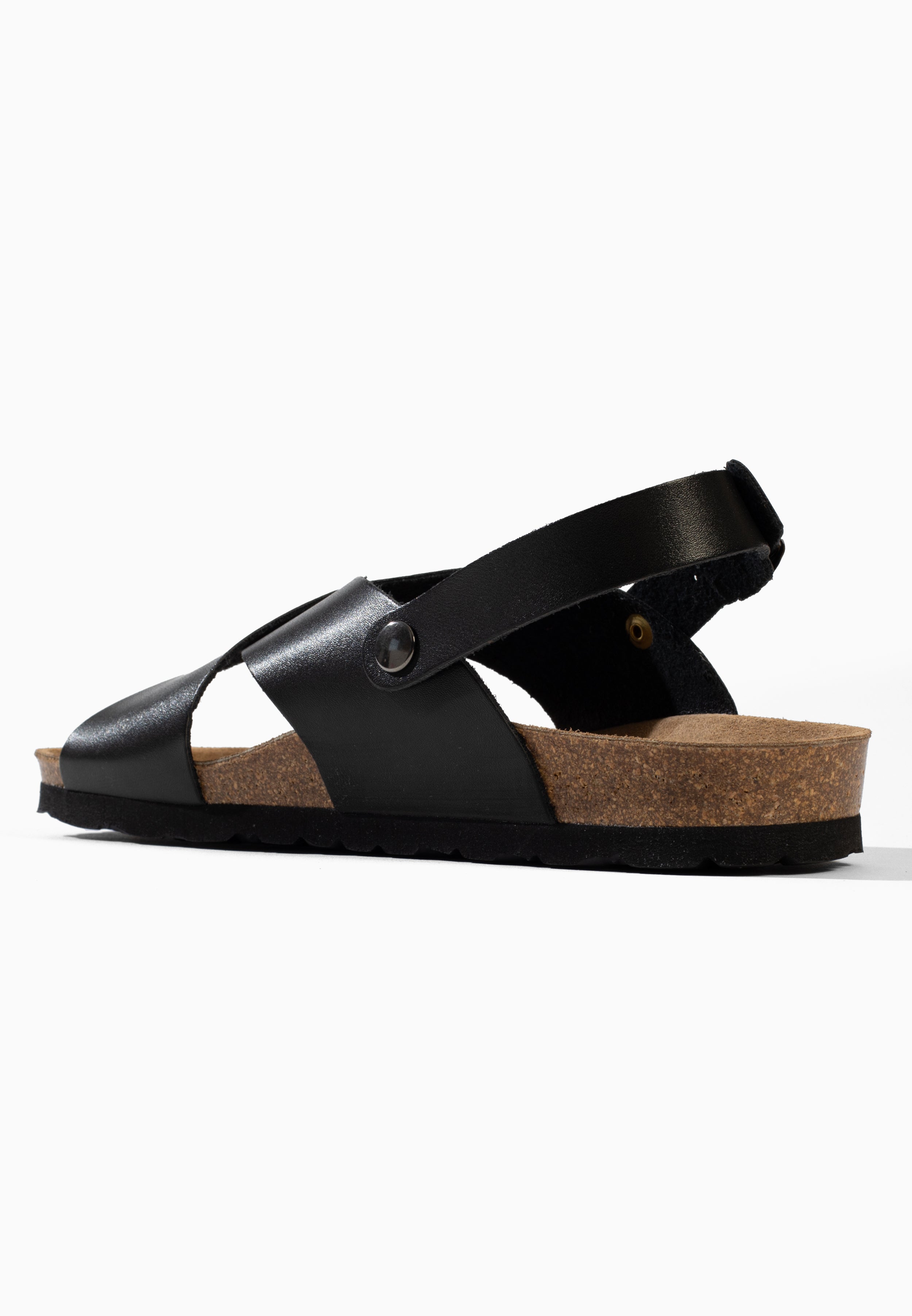 Sandales Manabi Multi-Brides Noir