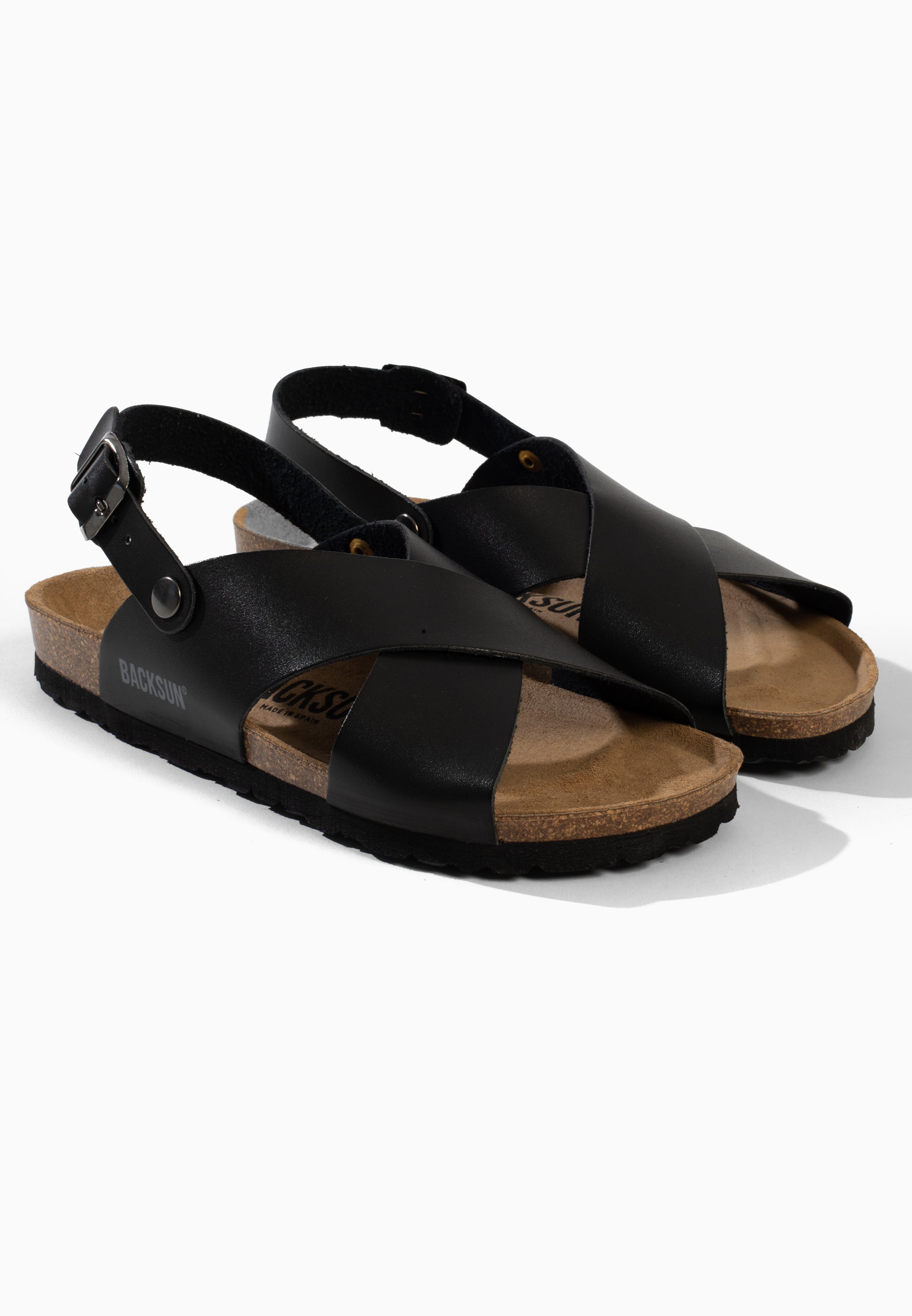 Sandales Manabi Multi-Brides Noir
