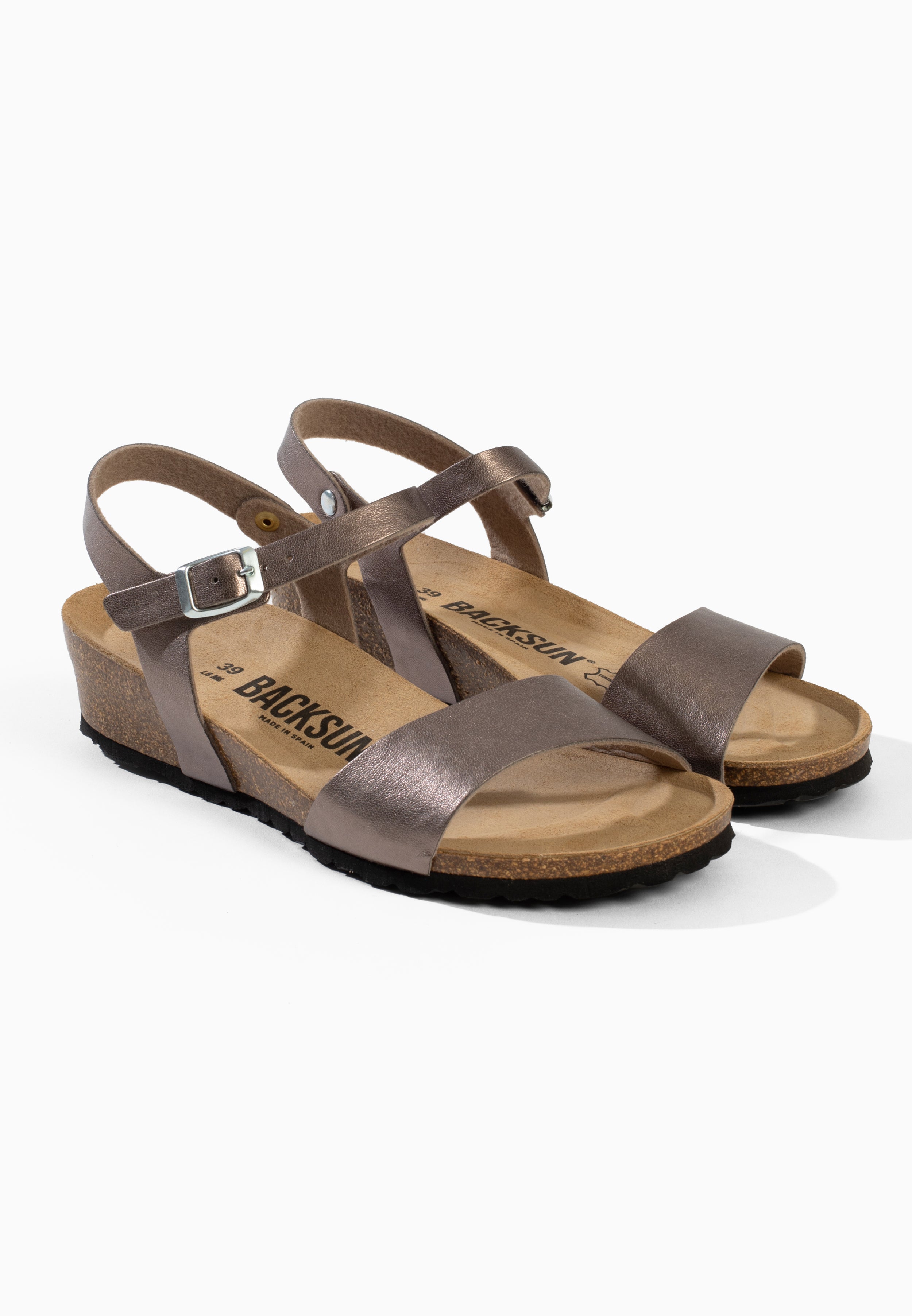 Sandales Calabria Compensées et semi-compensées Bronze