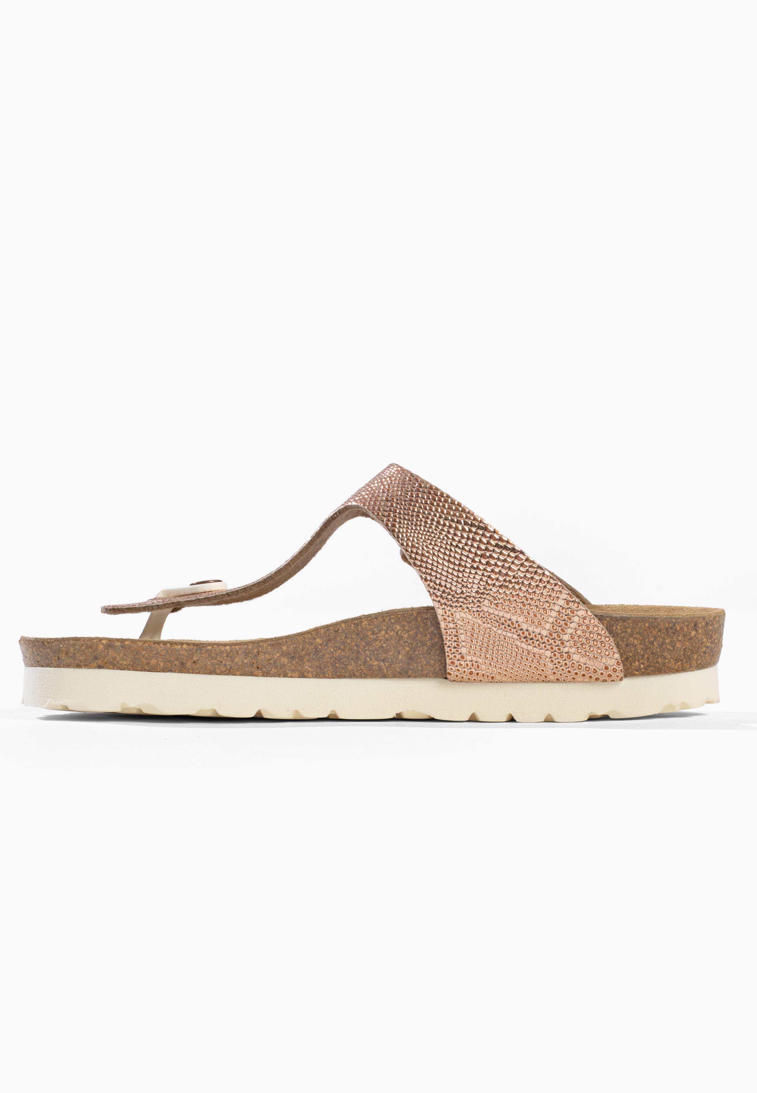 Sandales Singapore à entre-doigts Rose gold