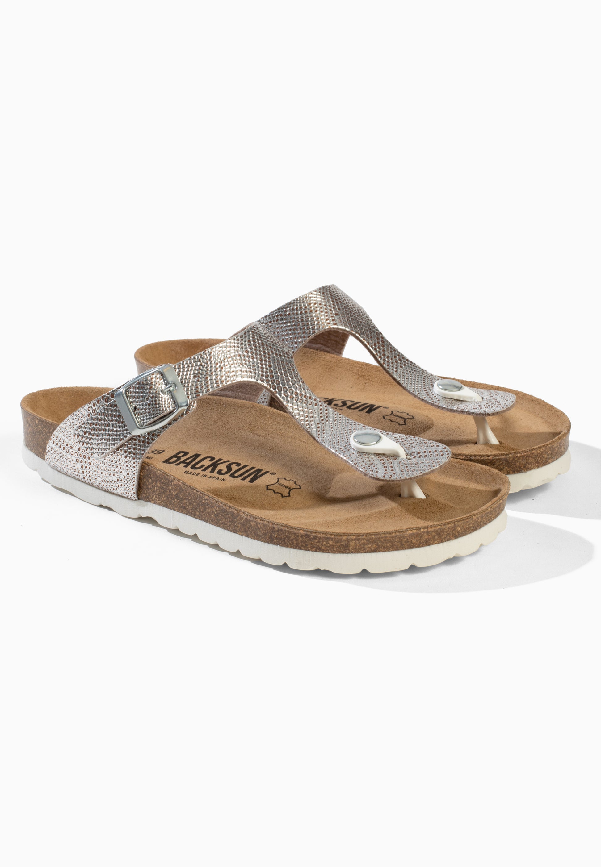 Sandales à Entre-doigts Singapore Argent