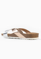 Sandales 2 Brides Tingo Rose gold et Argent