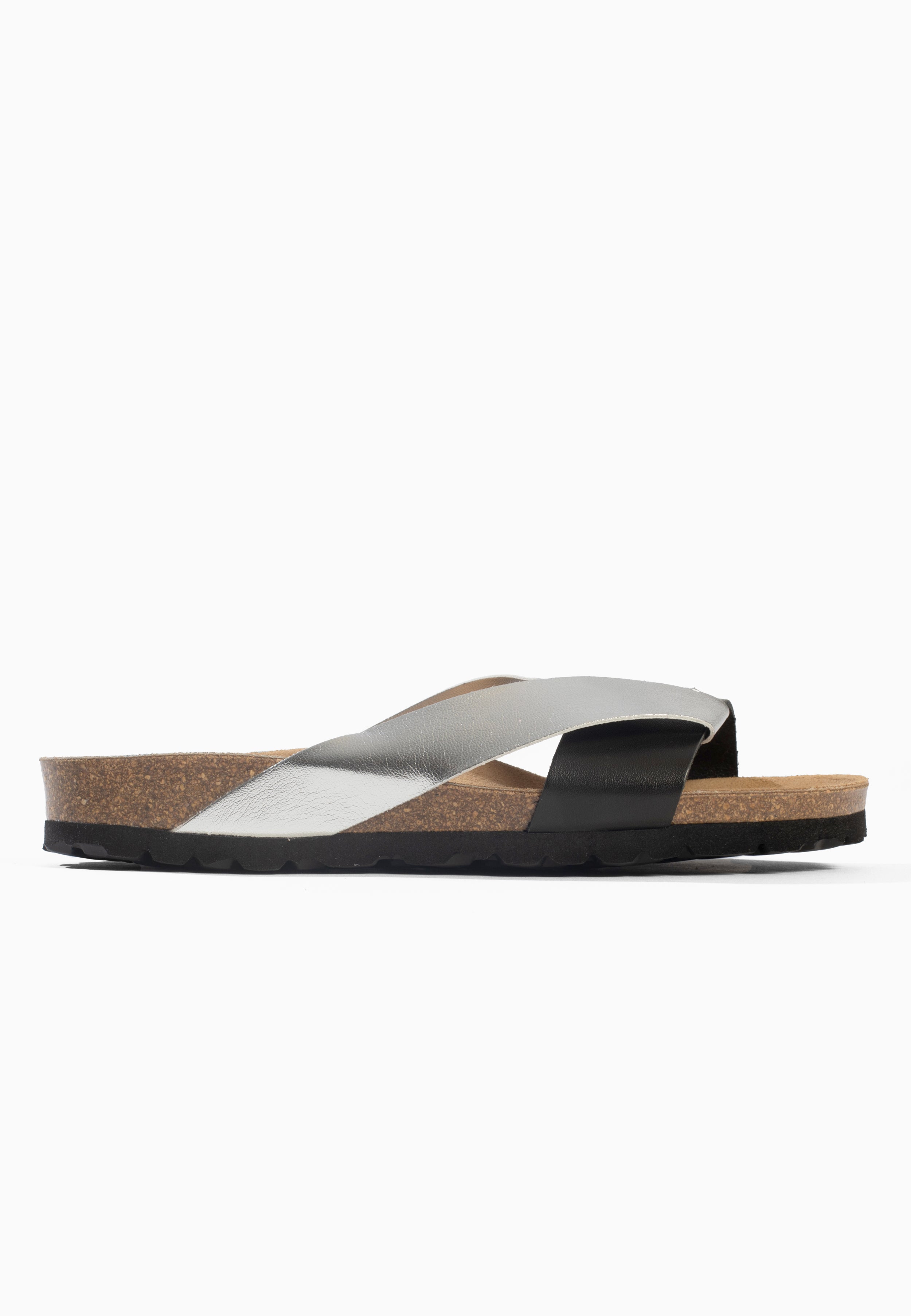 Sandales Tingo Multi-Brides Noir et argent
