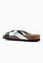 Sandales Tingo Multi-Brides Noir et argent