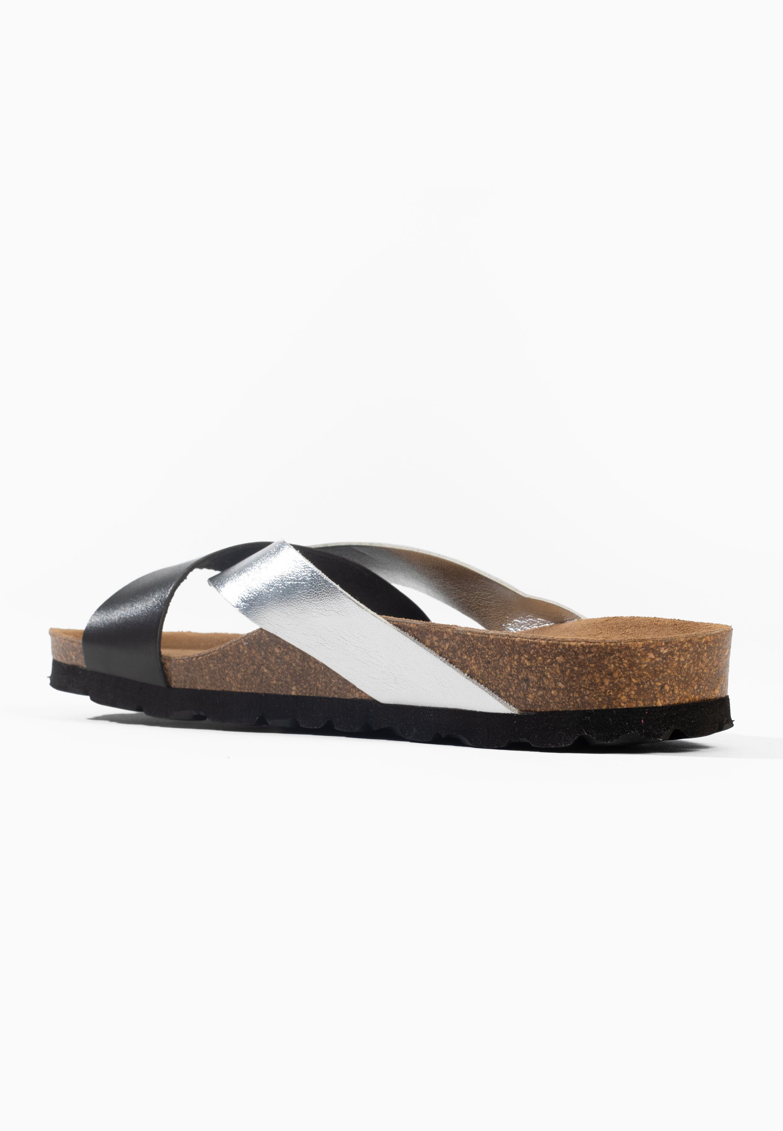Sandales Tingo Multi-Brides Noir et argent