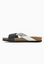 Sandales Tingo Multi-Brides Noir et argent