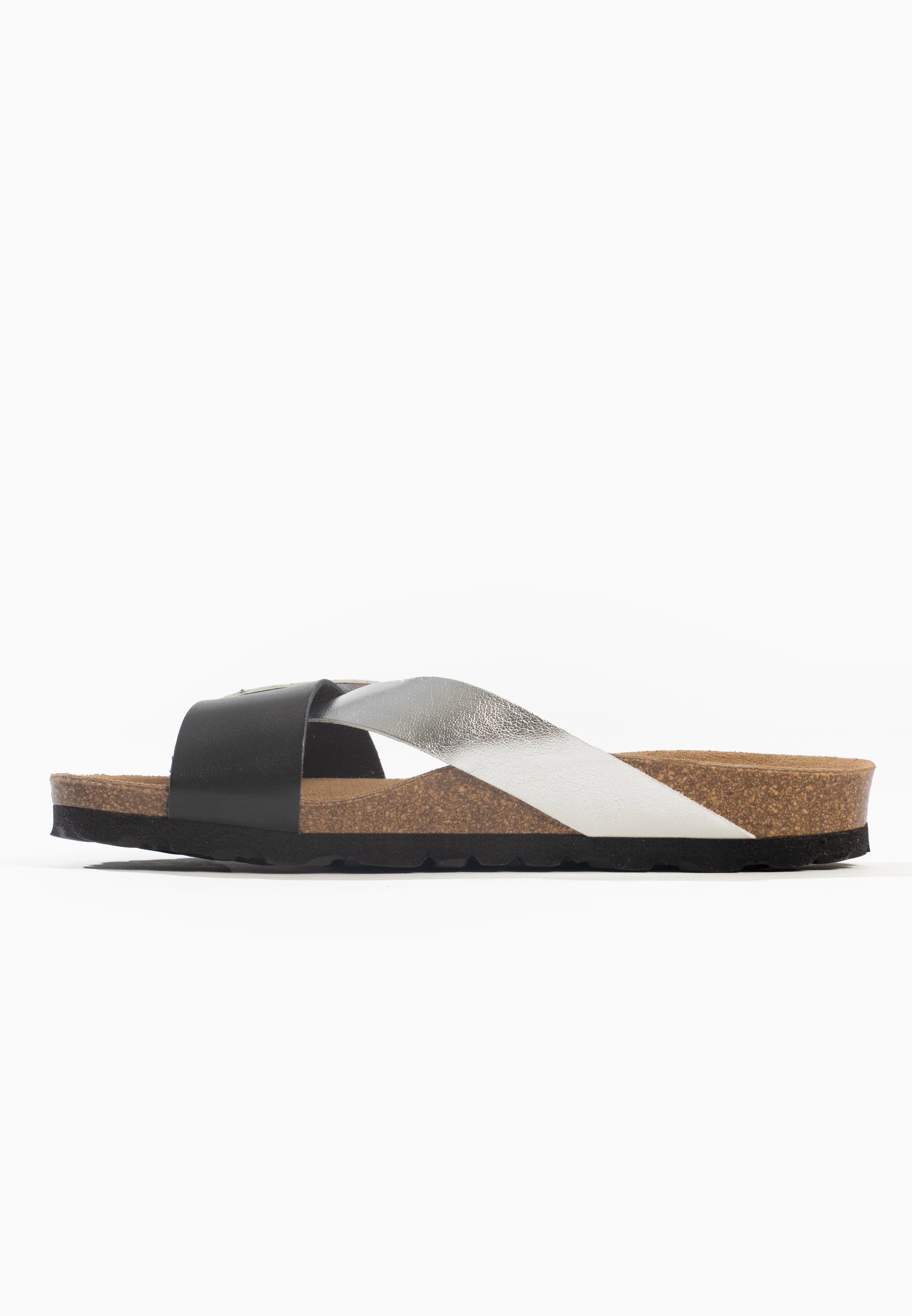 Sandales Tingo Multi-Brides Noir et argent